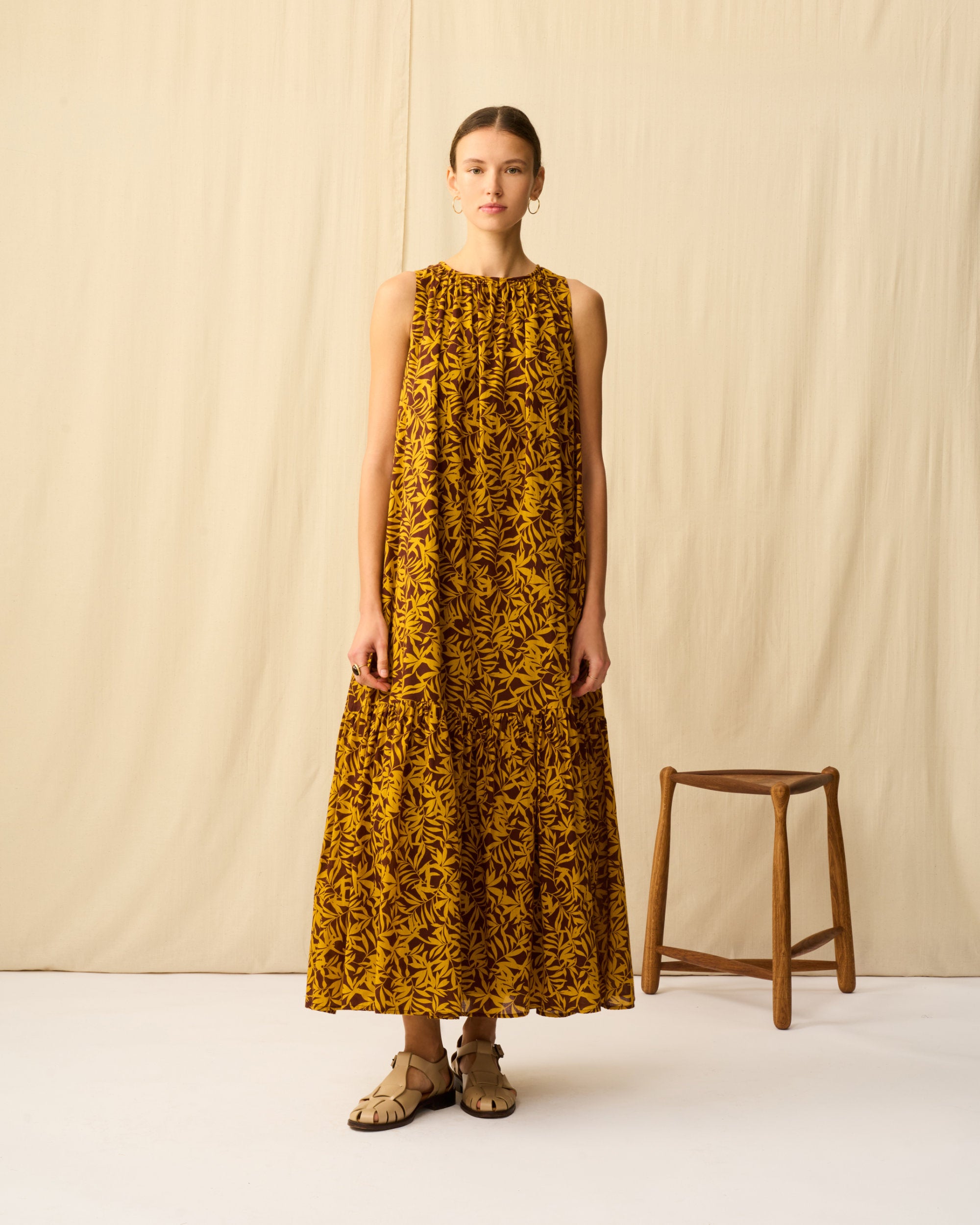 【予約】サマービューティー Breezy Leaves/Brown