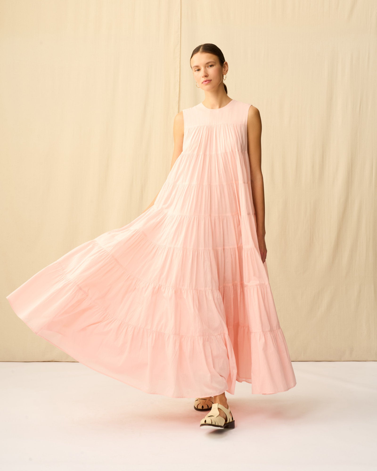 マリハ マルティニーク別注 月影のドレス ロング ワンピース ピンク S MARIHA (マリハ) Dresses - ドレス