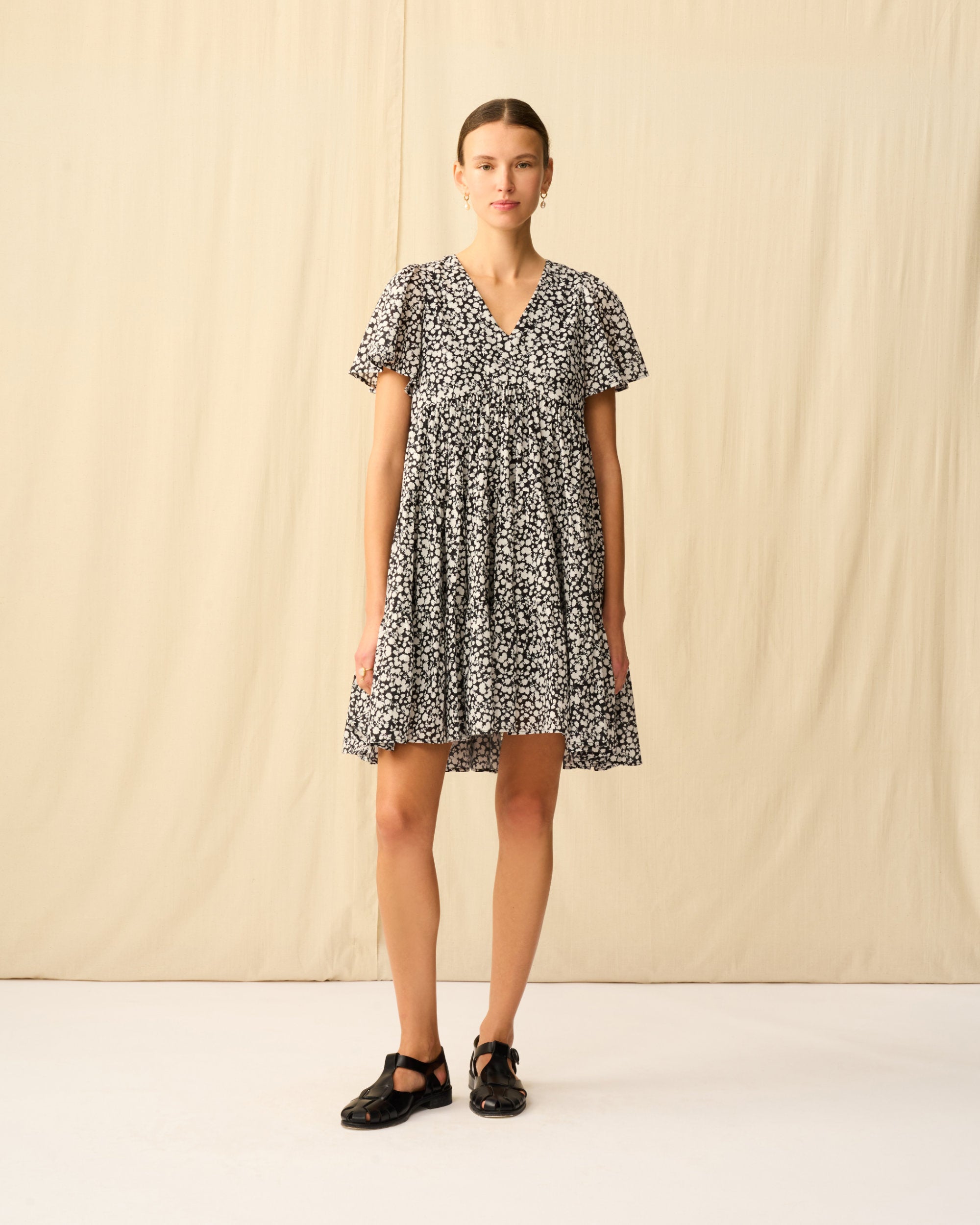 【予約】エンジェルのミニドレス Dancing Shadows/Black