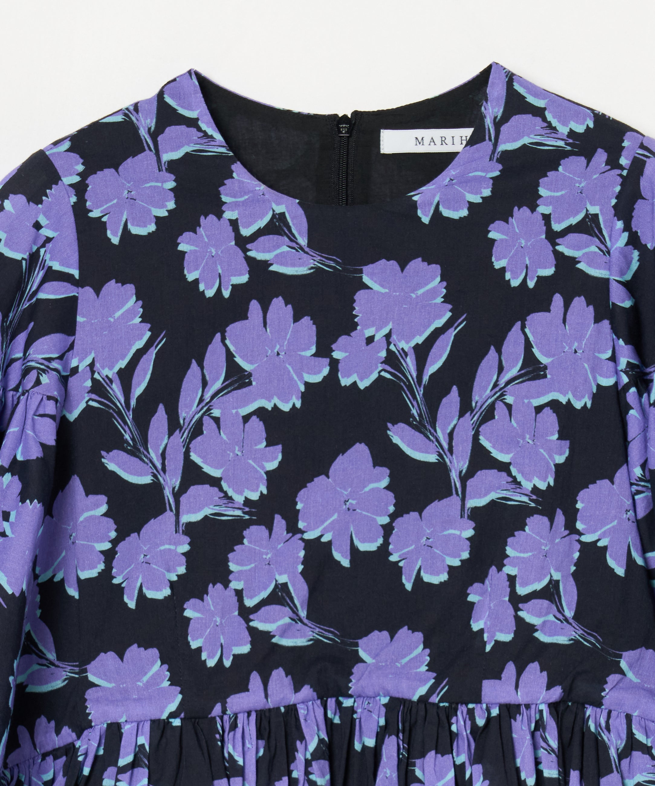 【予約】フリージアのブラウス Evening Bloom/Black