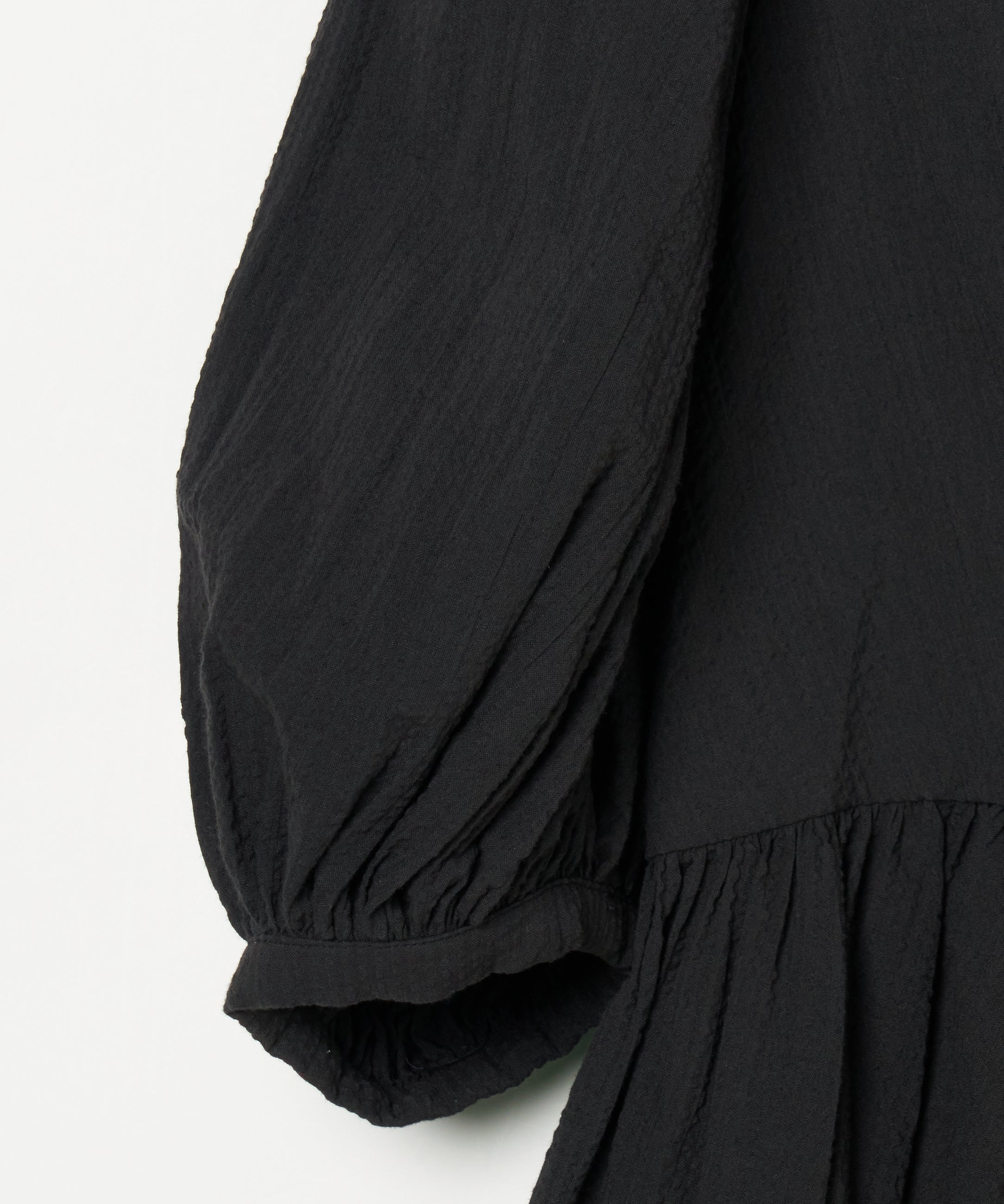 マドモアゼルのブラウス Seersucker Onyx