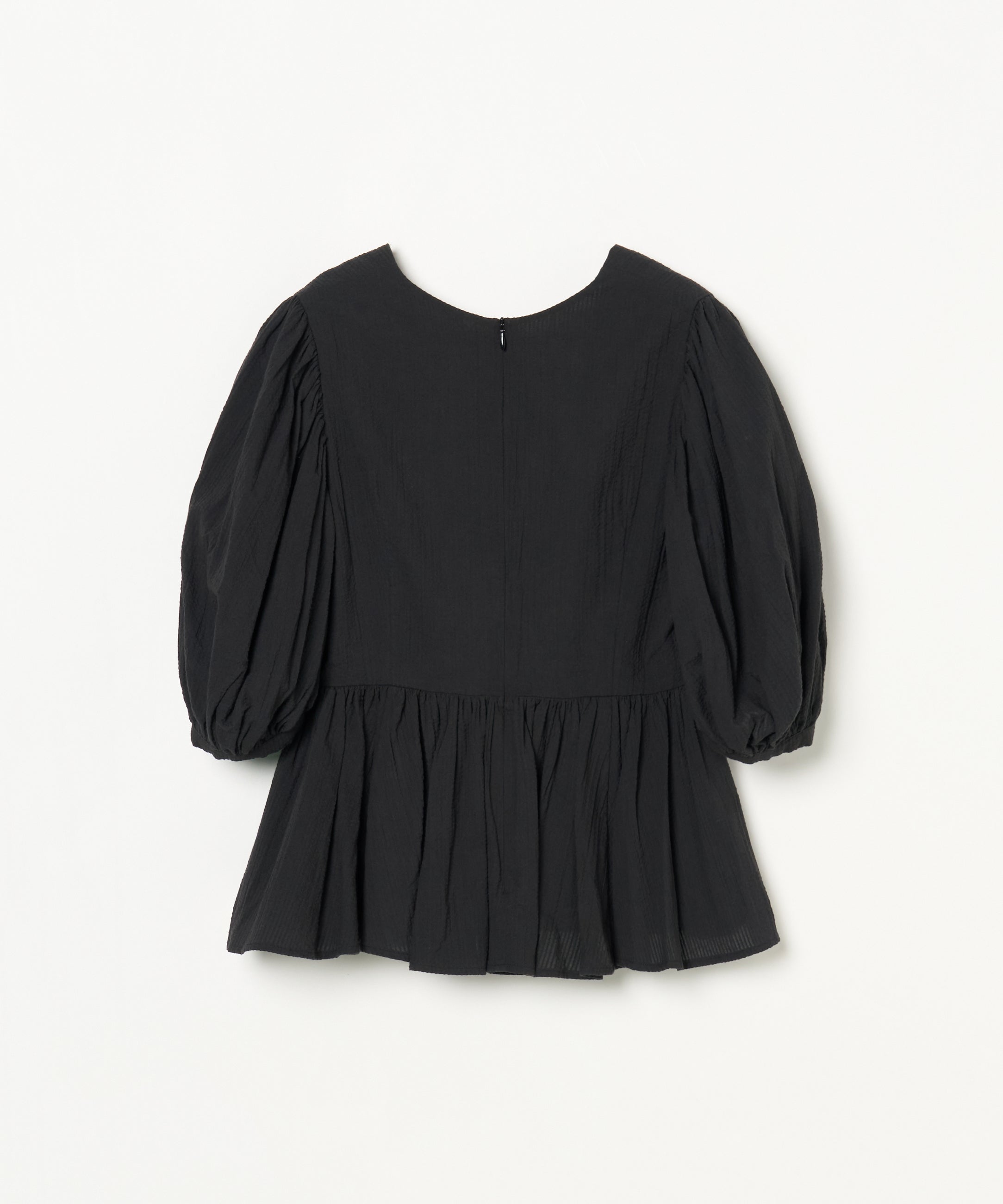 マドモアゼルのブラウス Seersucker Onyx