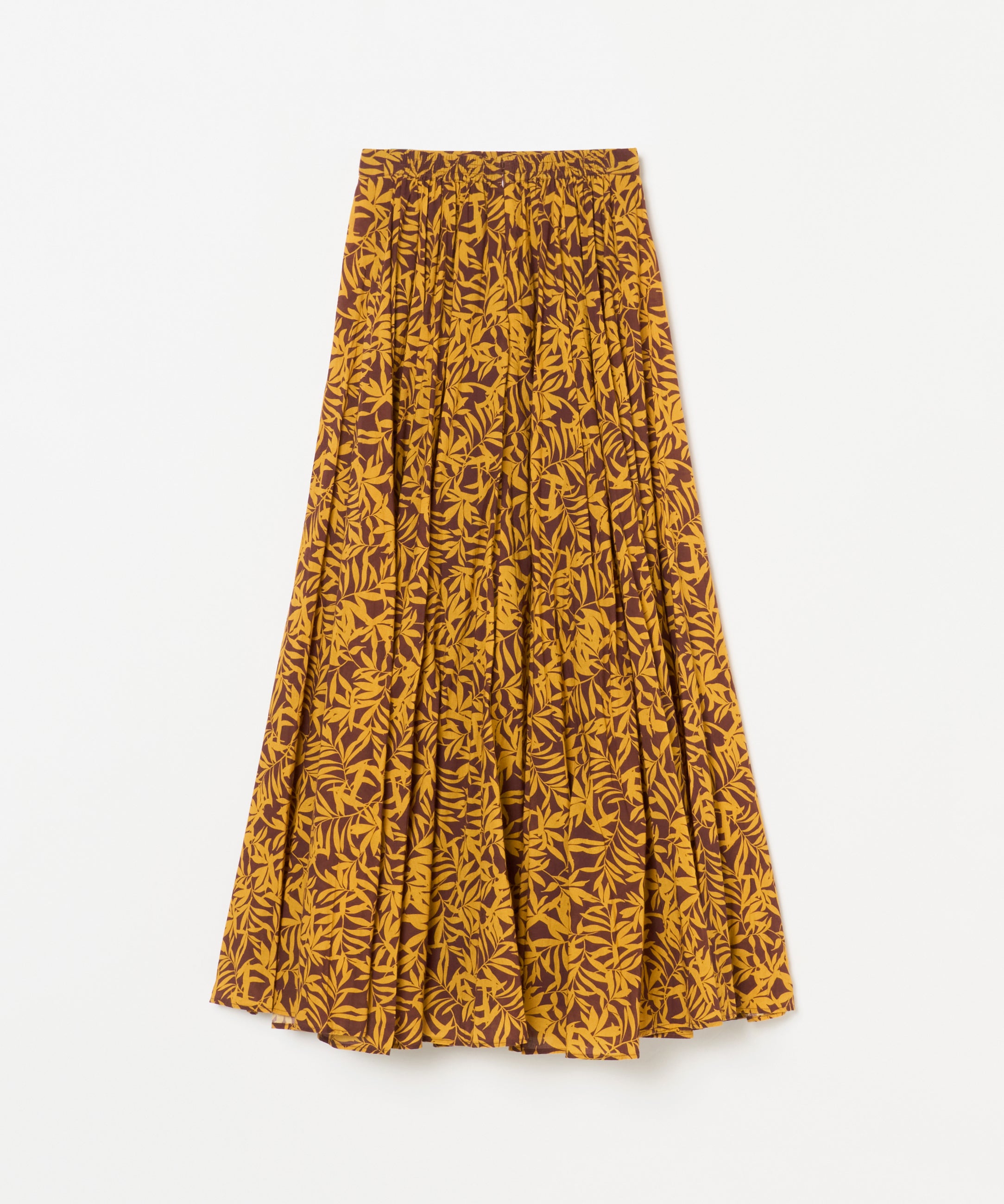 【予約】夜風のスカート Breezy Leaves/Brown