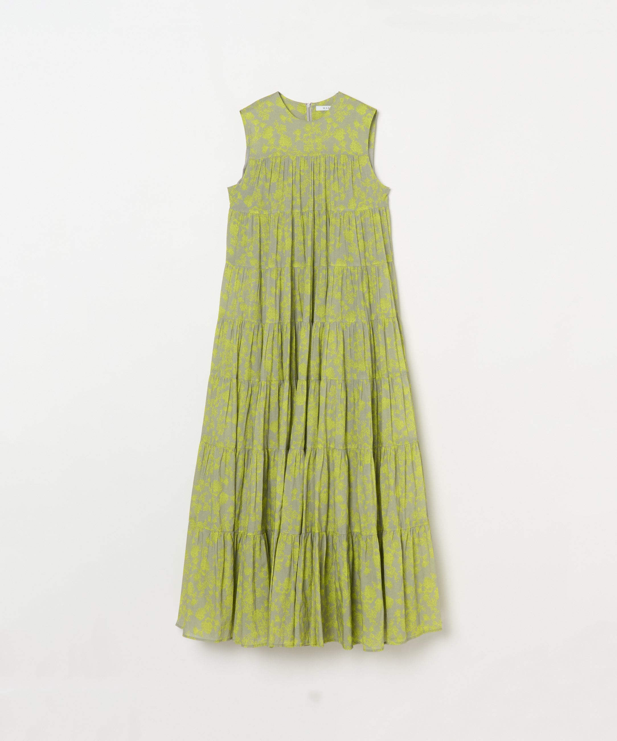 【予約】ミューズのドレス Radiant Flowers/Grey