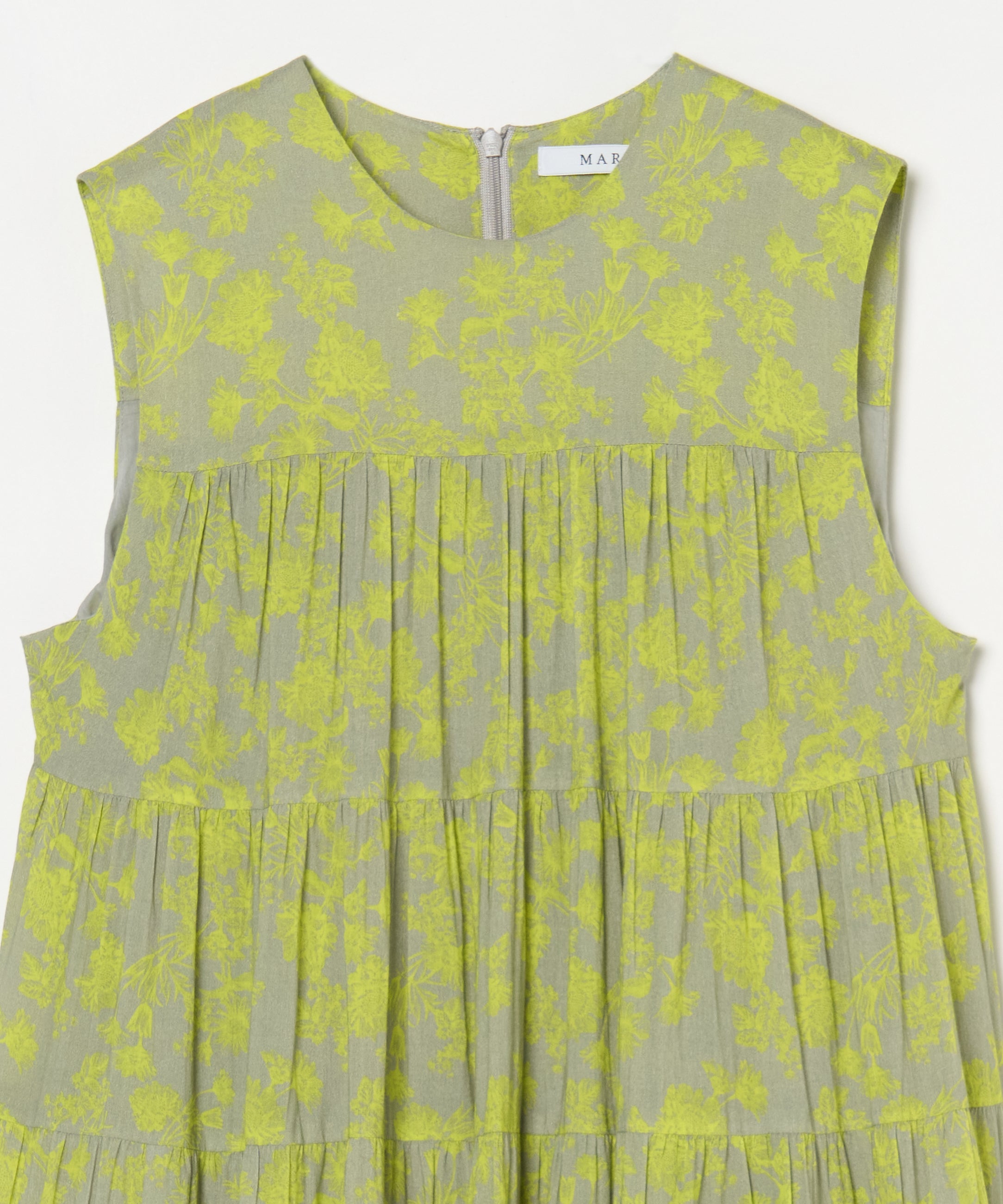 【予約】ミューズのドレス Radiant Flowers/Grey