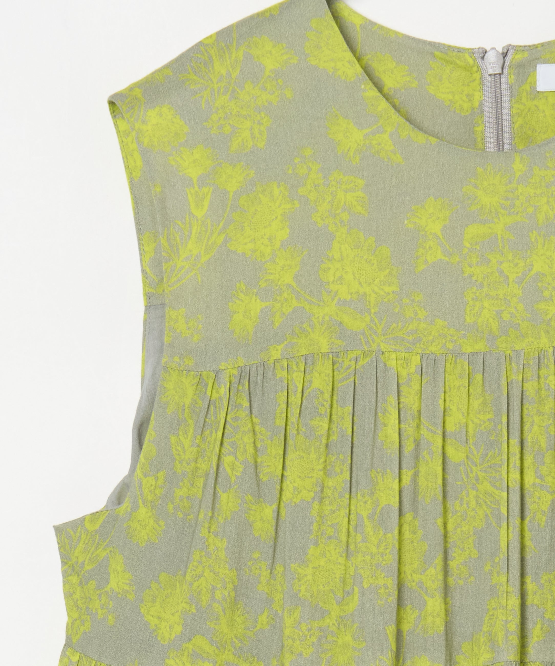 【予約】ミューズのドレス Radiant Flowers/Grey