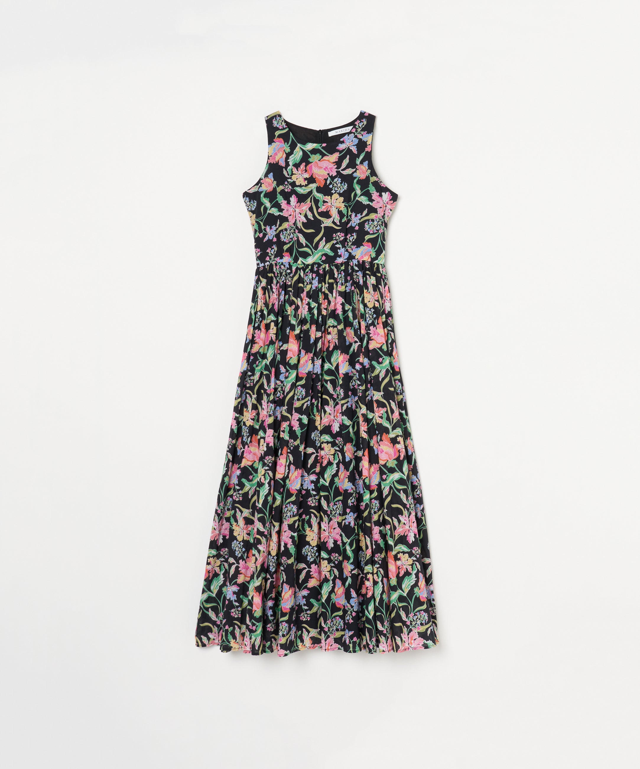 【予約】夏のレディのドレス Midnight Flowers/Black