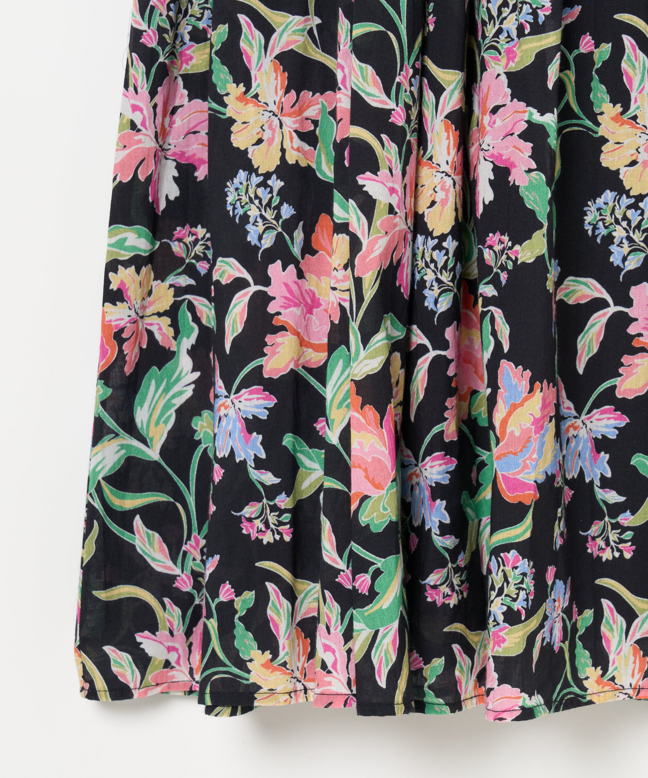 【予約】夏のレディのドレス Midnight Flowers/Black