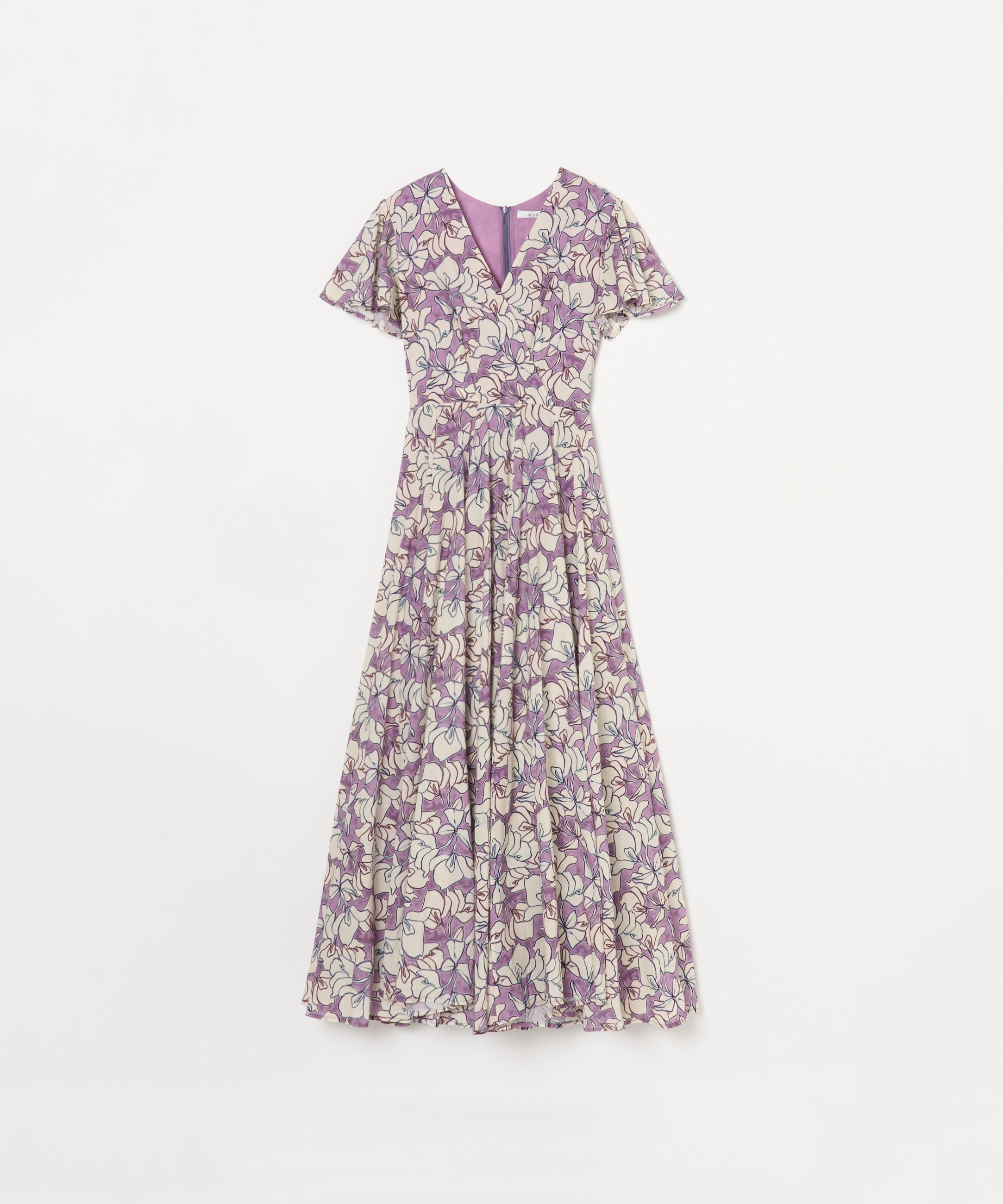 【予約】マドモアゼルのドレス Flower Poem/Purple