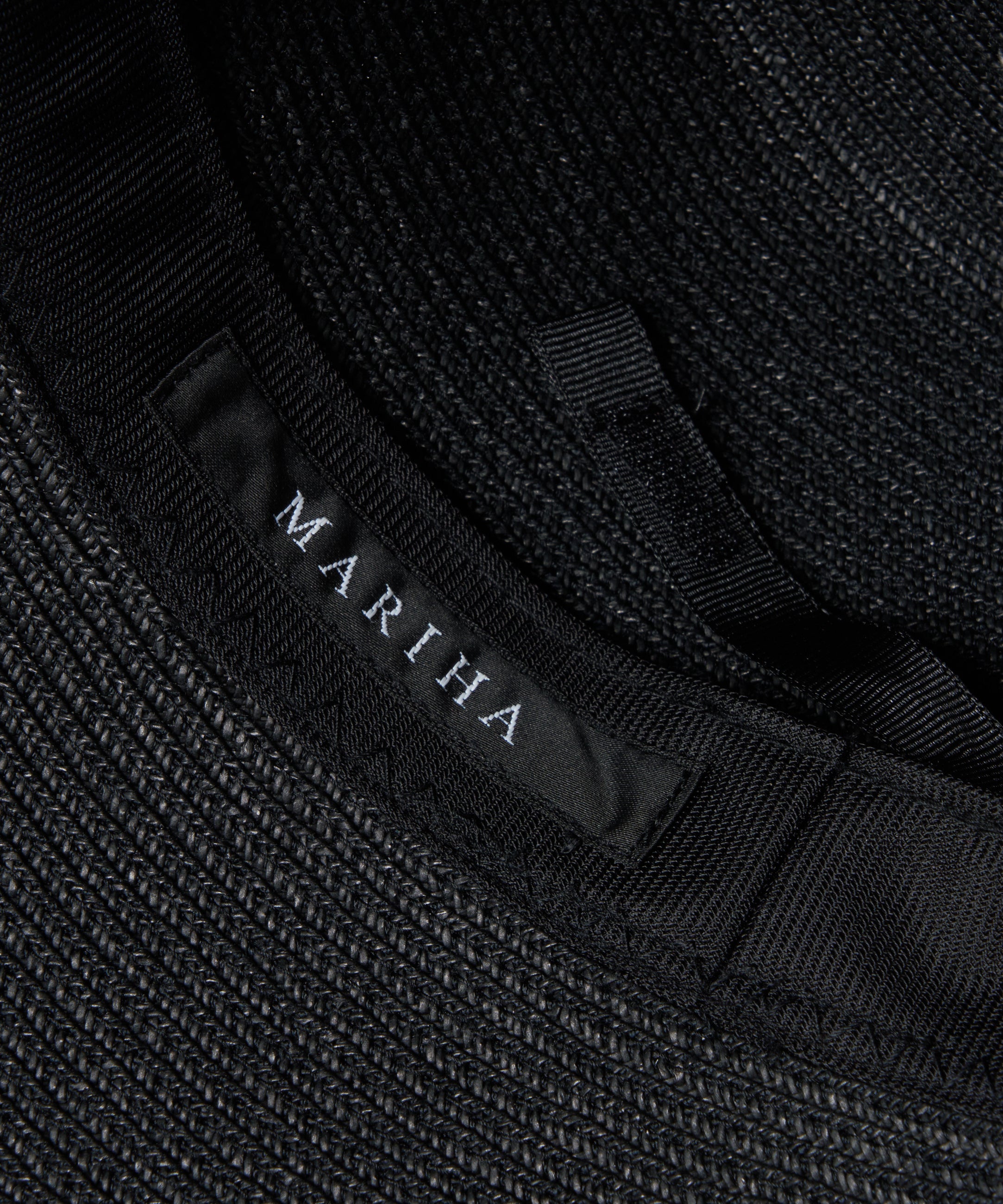 ヘップバーンハット Long Brim Black