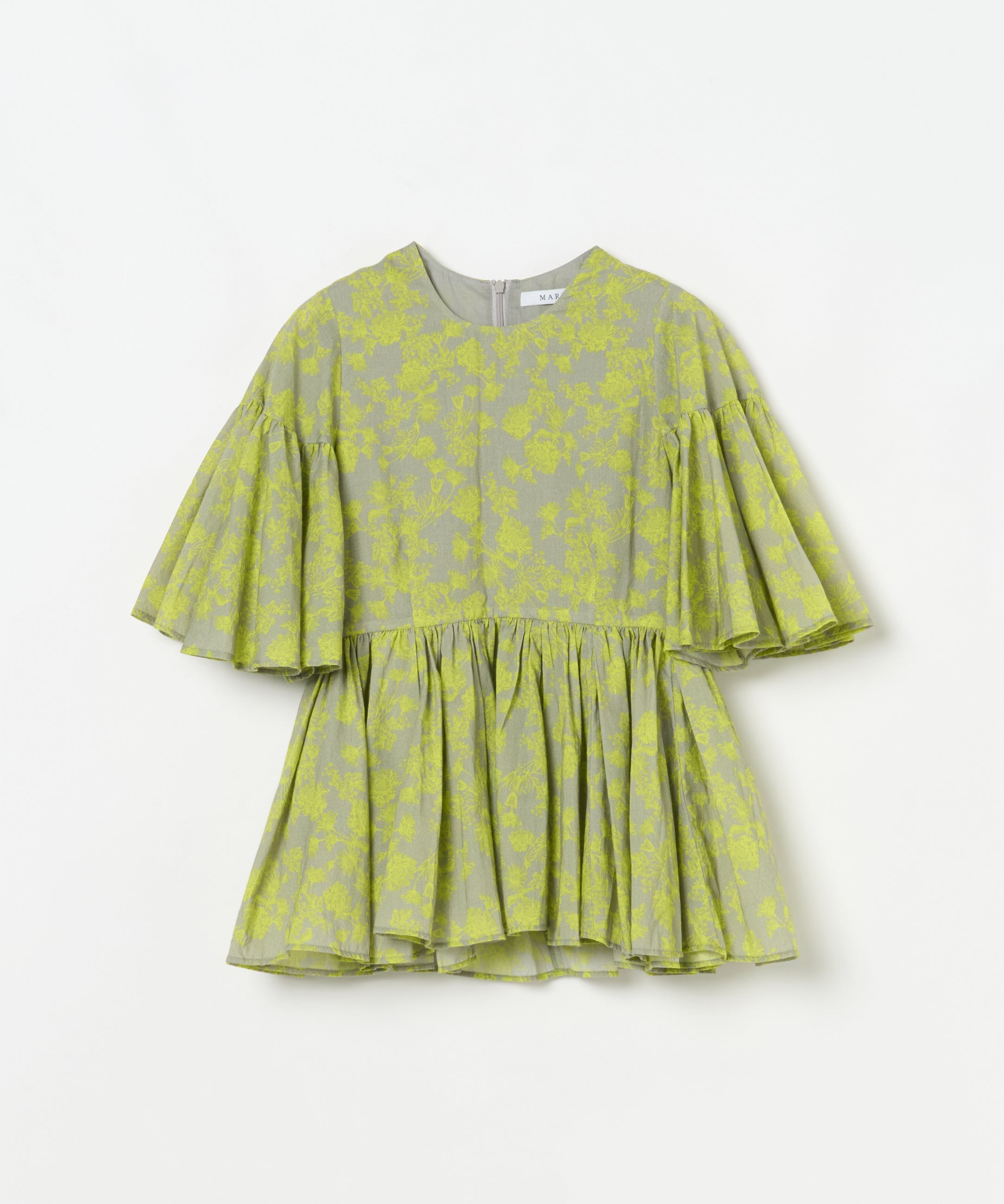 【予約】フリージアのブラウス Radiant Flowers/Grey