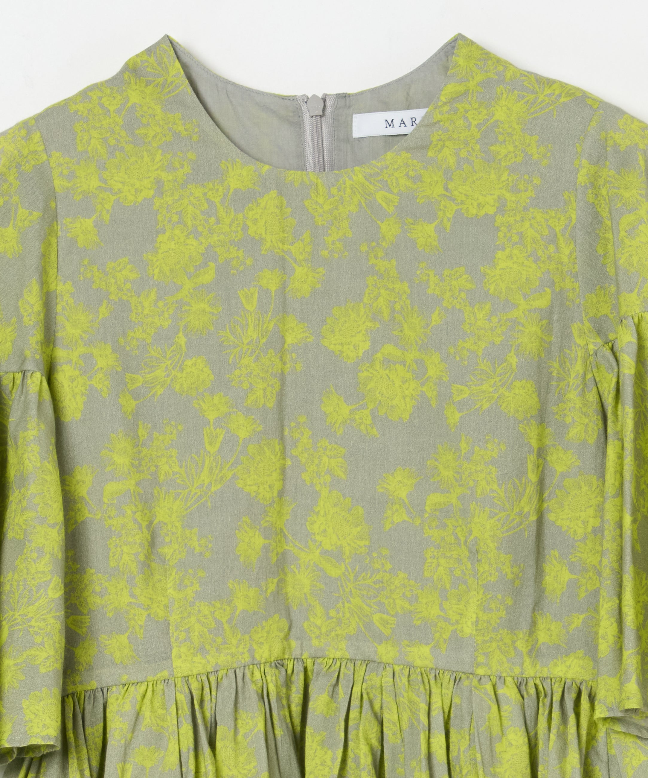 【予約】フリージアのブラウス Radiant Flowers/Grey