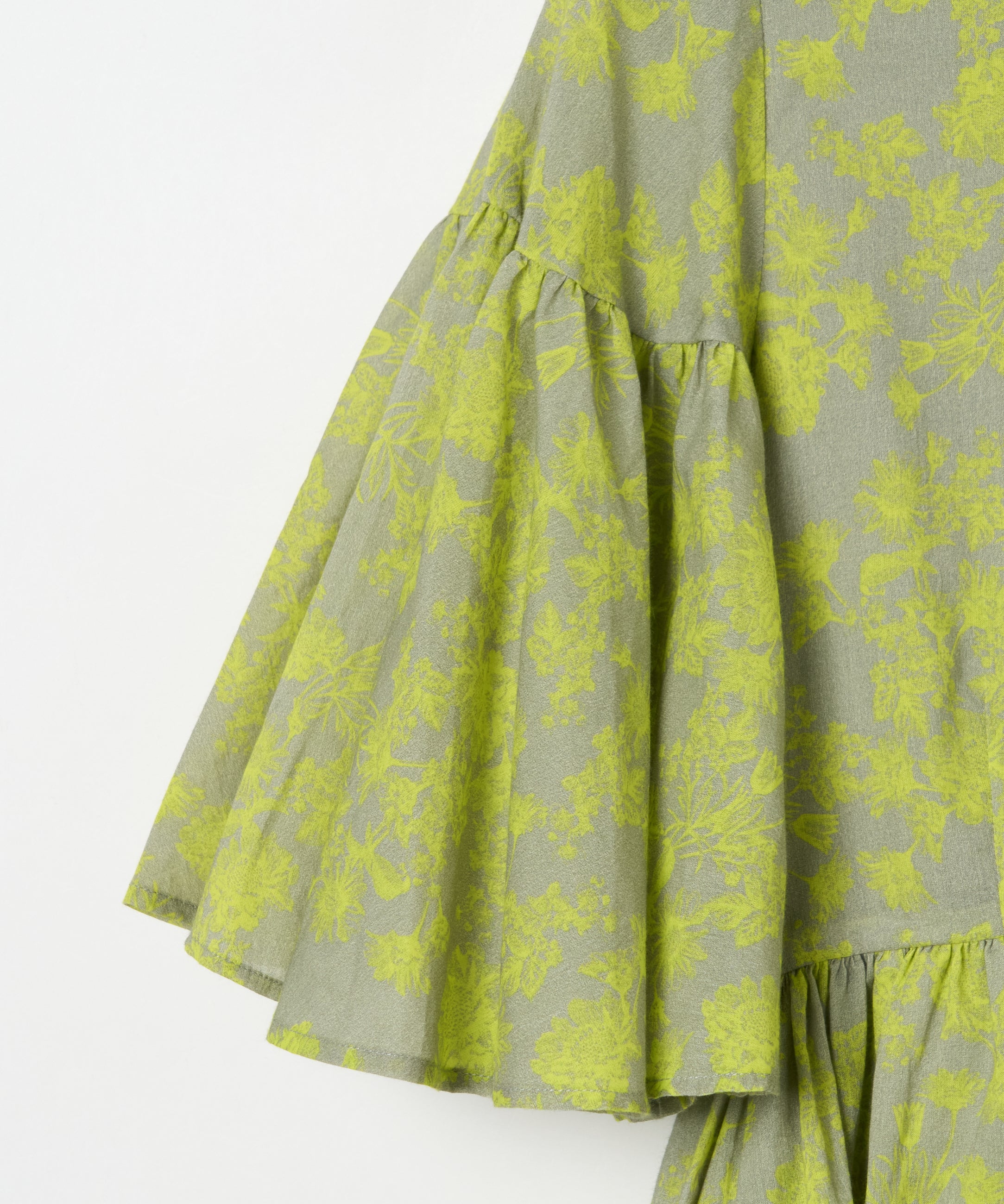 【予約】フリージアのブラウス Radiant Flowers/Grey