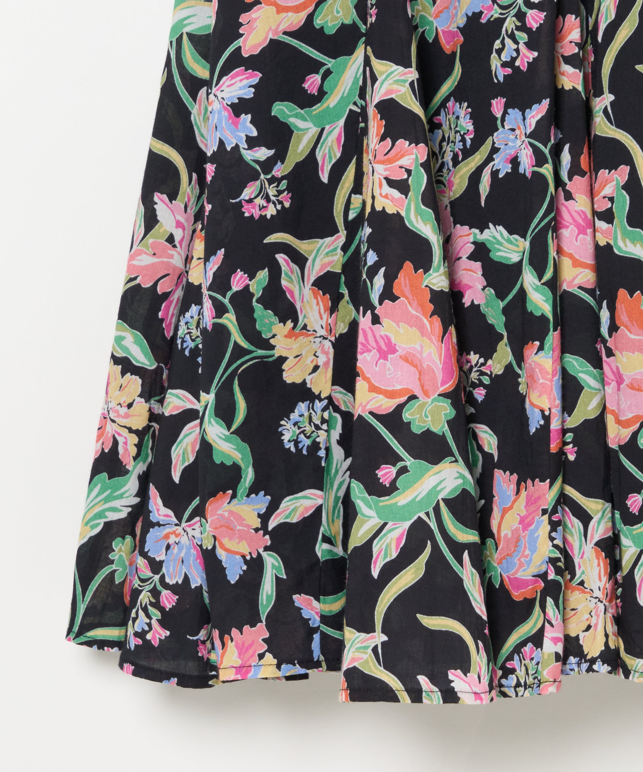 【予約】夏の月影のドレス Midnight Flowers/Black