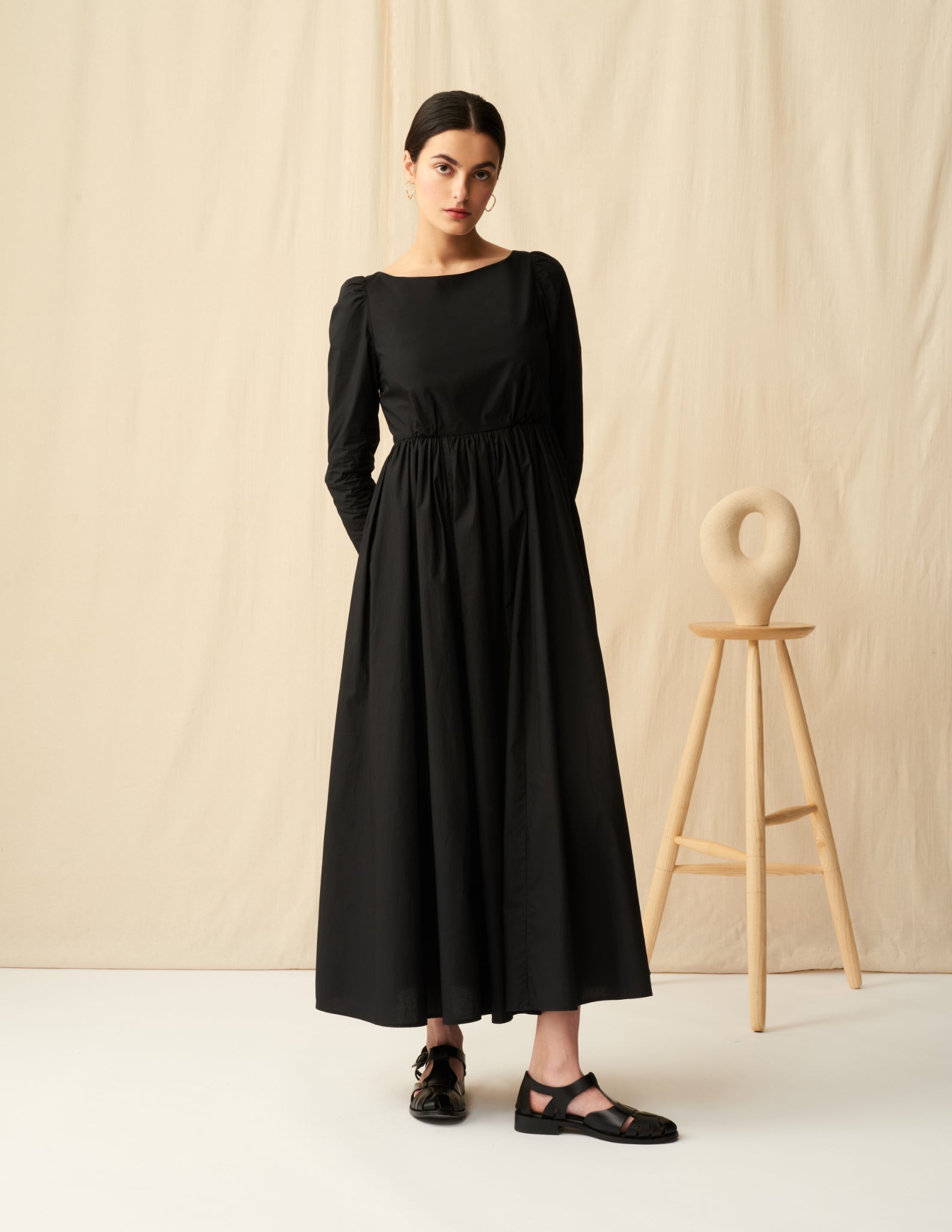MARIHA ブラックドットマキシドレス 極美品✨️MARIHA×BEAMS 別注 夏の光のドレス ドット柄 完売