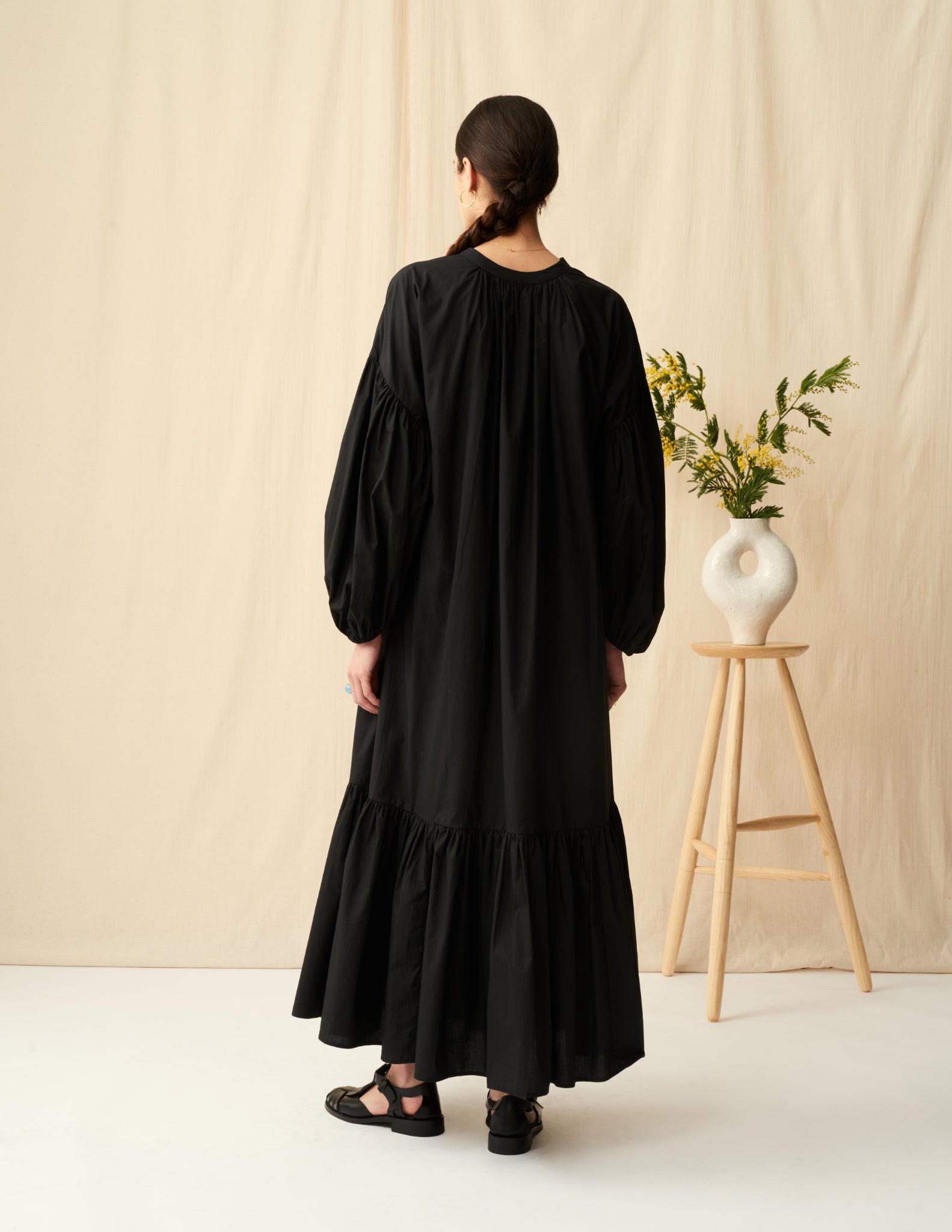 MARIHA マリハ　チュニックワンピース　ブラック MARIHA(マリハ) ルネッサンスのドレス Onyx Black ワンピース 長袖