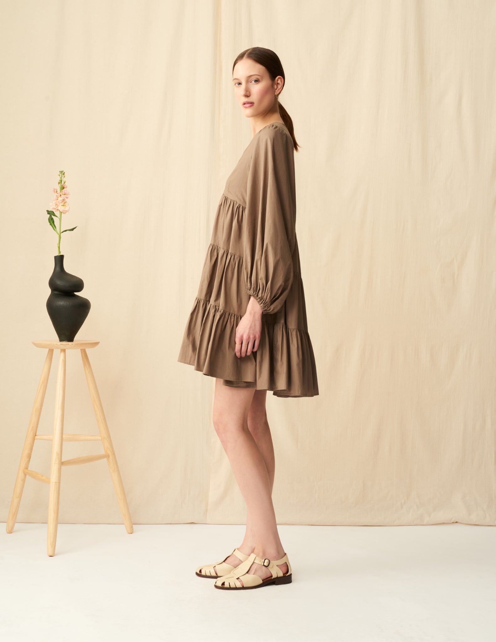 エンジェルのミニドレス<br>Oak