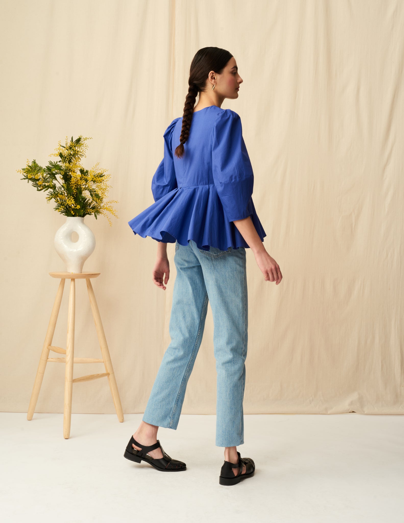 ブラウス シャツ 「別注」「MARIHA/マリハ」花の蕾のブラウス レディース MARIHA(マリハ) 花の蕾のブラウス Blueberry トップス