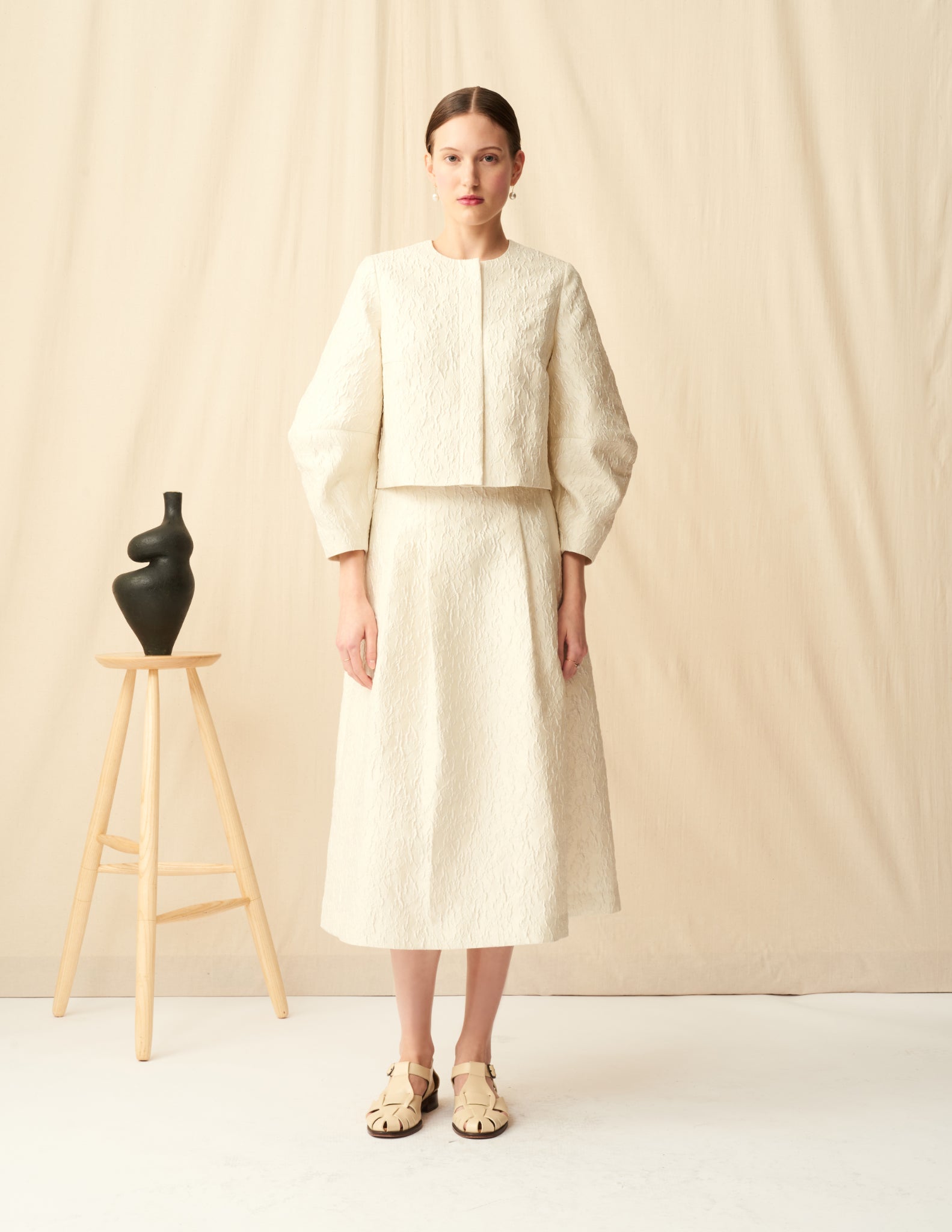 シャンデリアのスカート White
