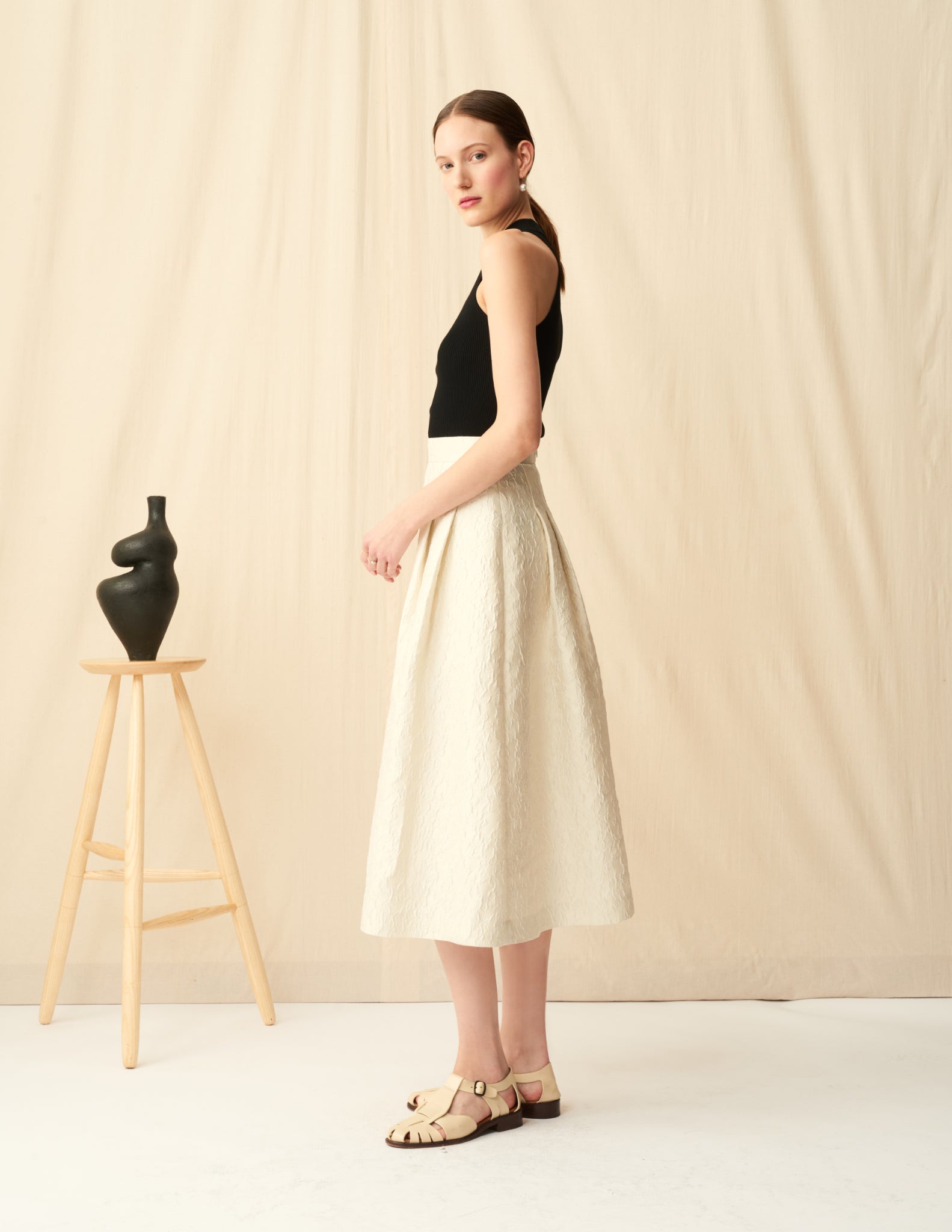 シャンデリアのスカート White
