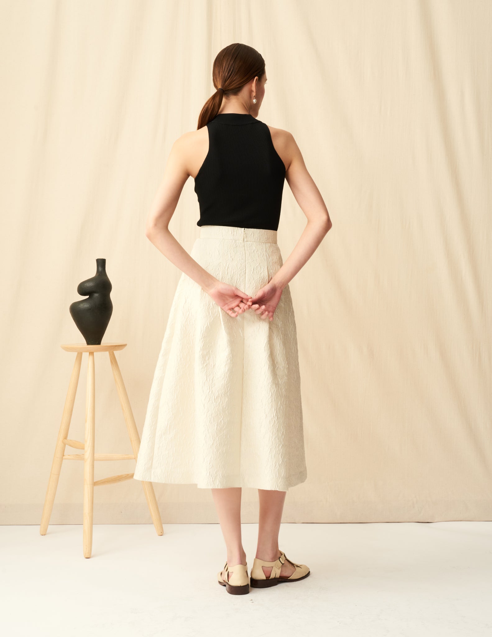 シャンデリアのスカート White