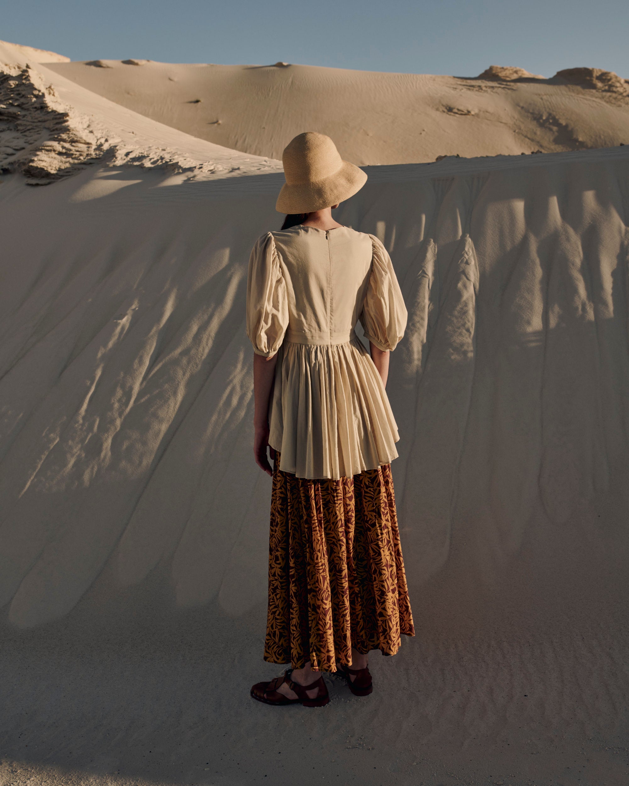 レディのハット Short Brim Beige