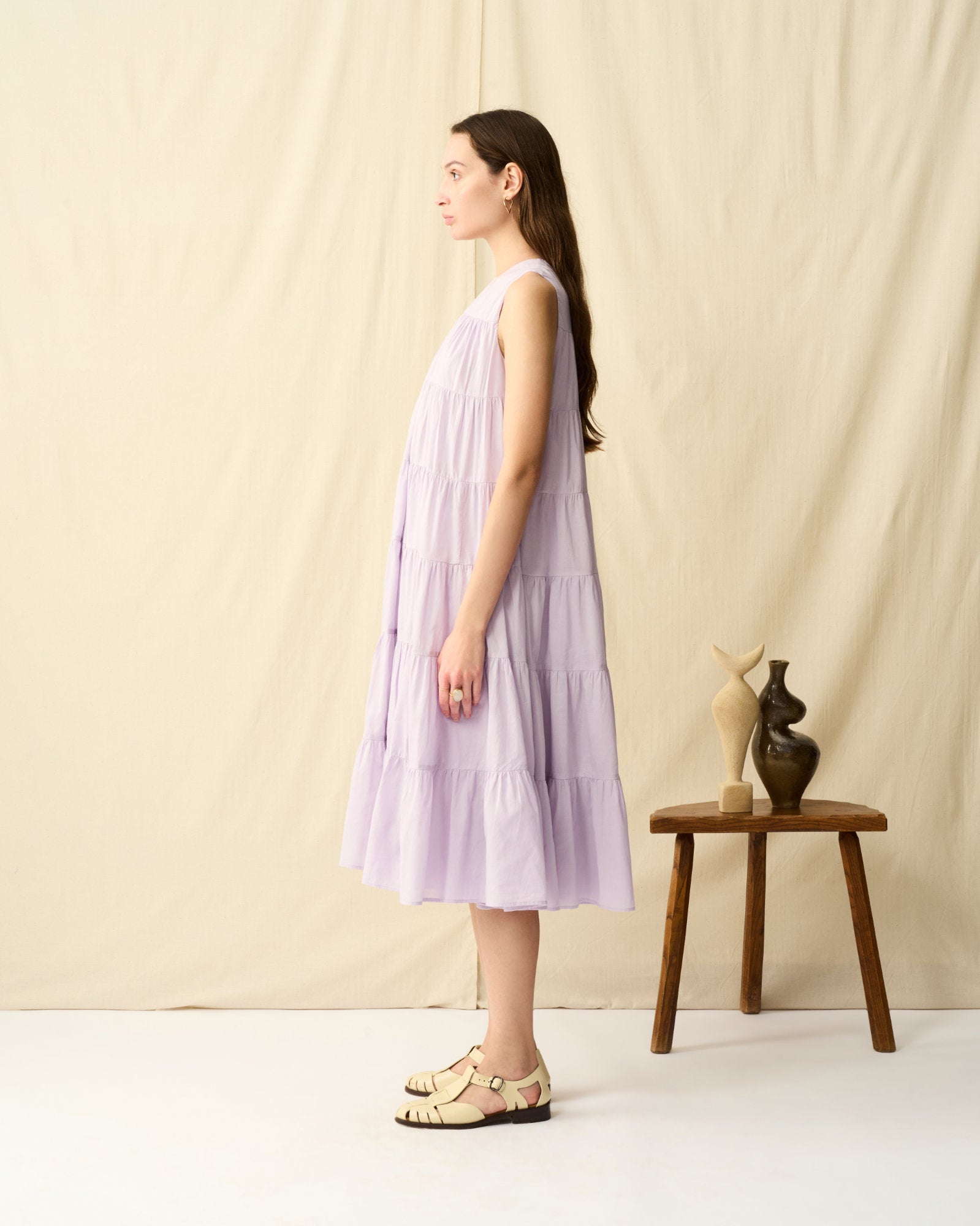 【予約】ミューズのドレス ショート Spring Violet