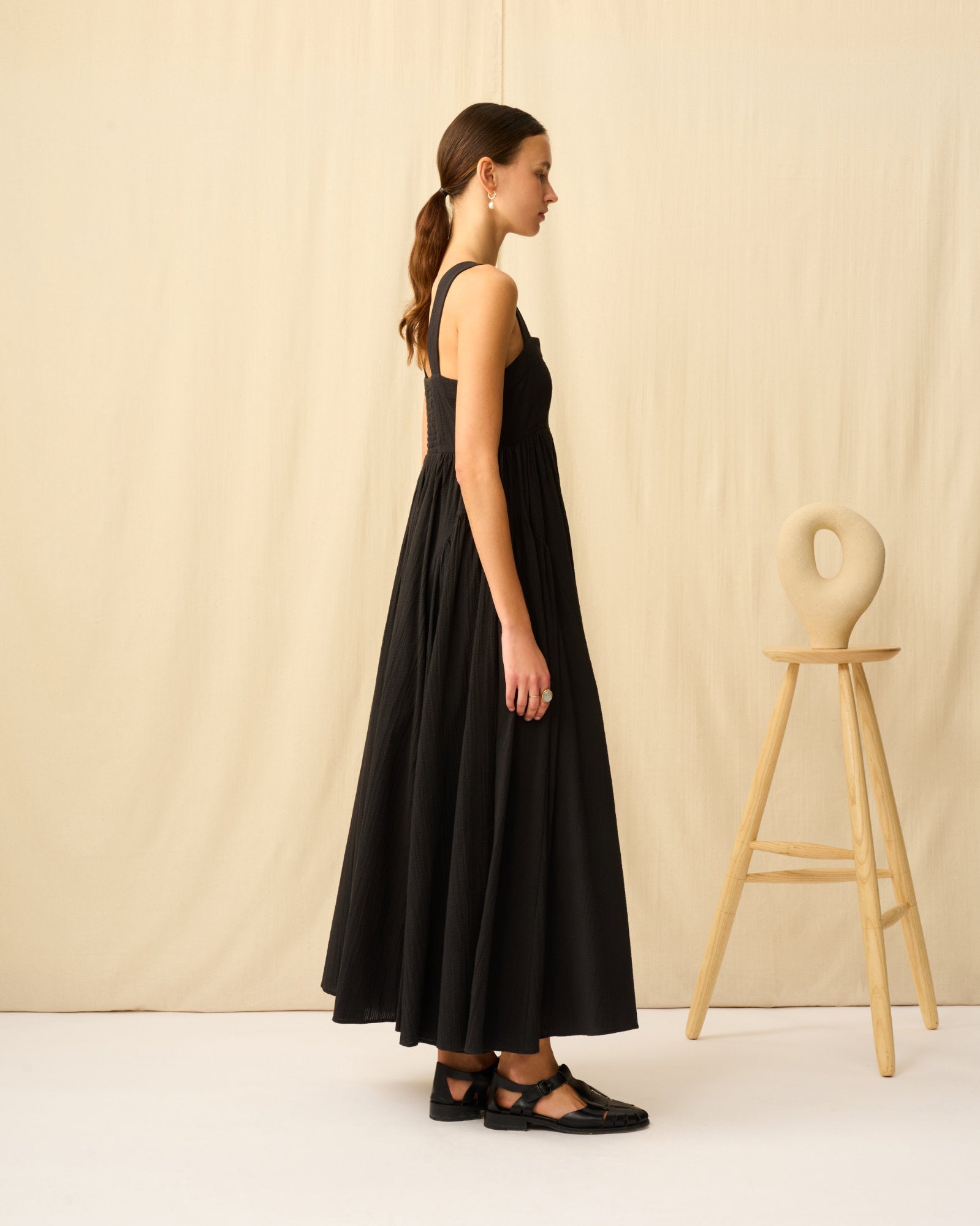 【予約】シンデレラのドレス Seersucker Onyx