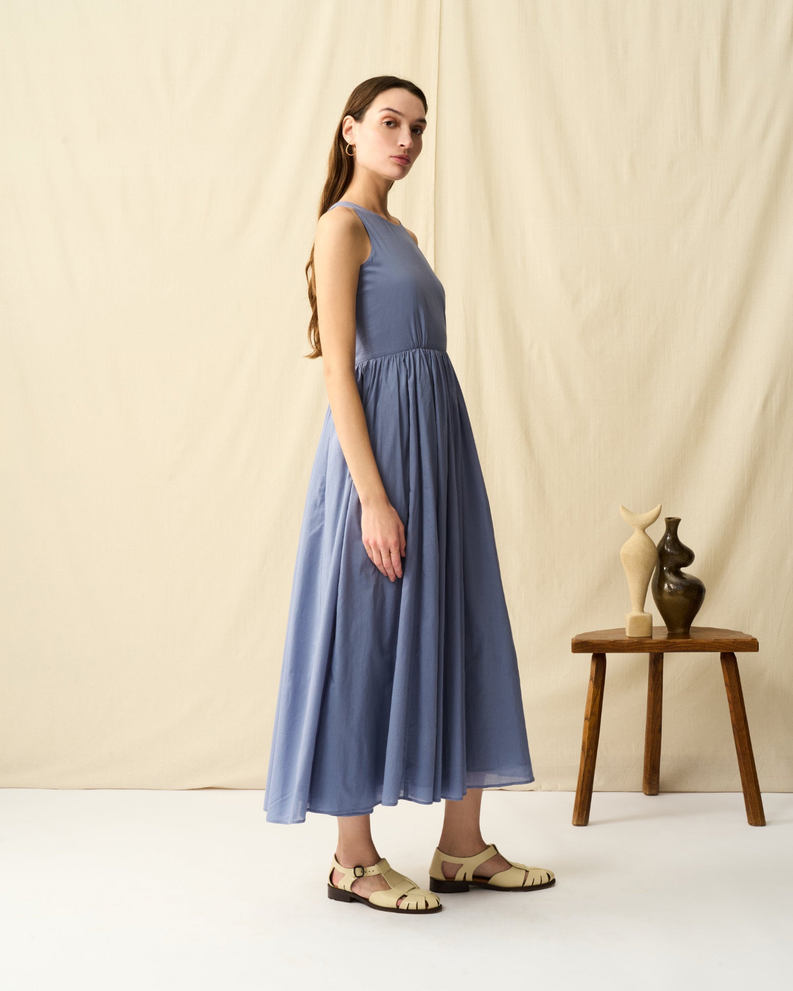 【予約】夏のレディのドレス Calm Ocean