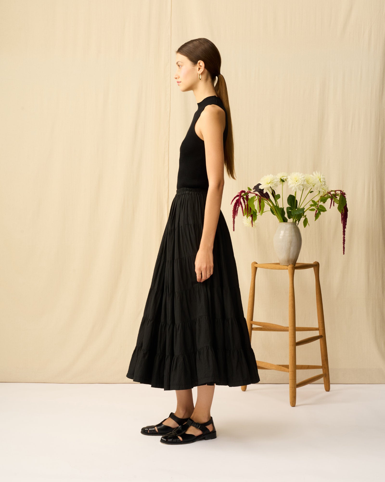 MARIHA(マリハ) リゾートドレス 草原の虹のスカート Onyx