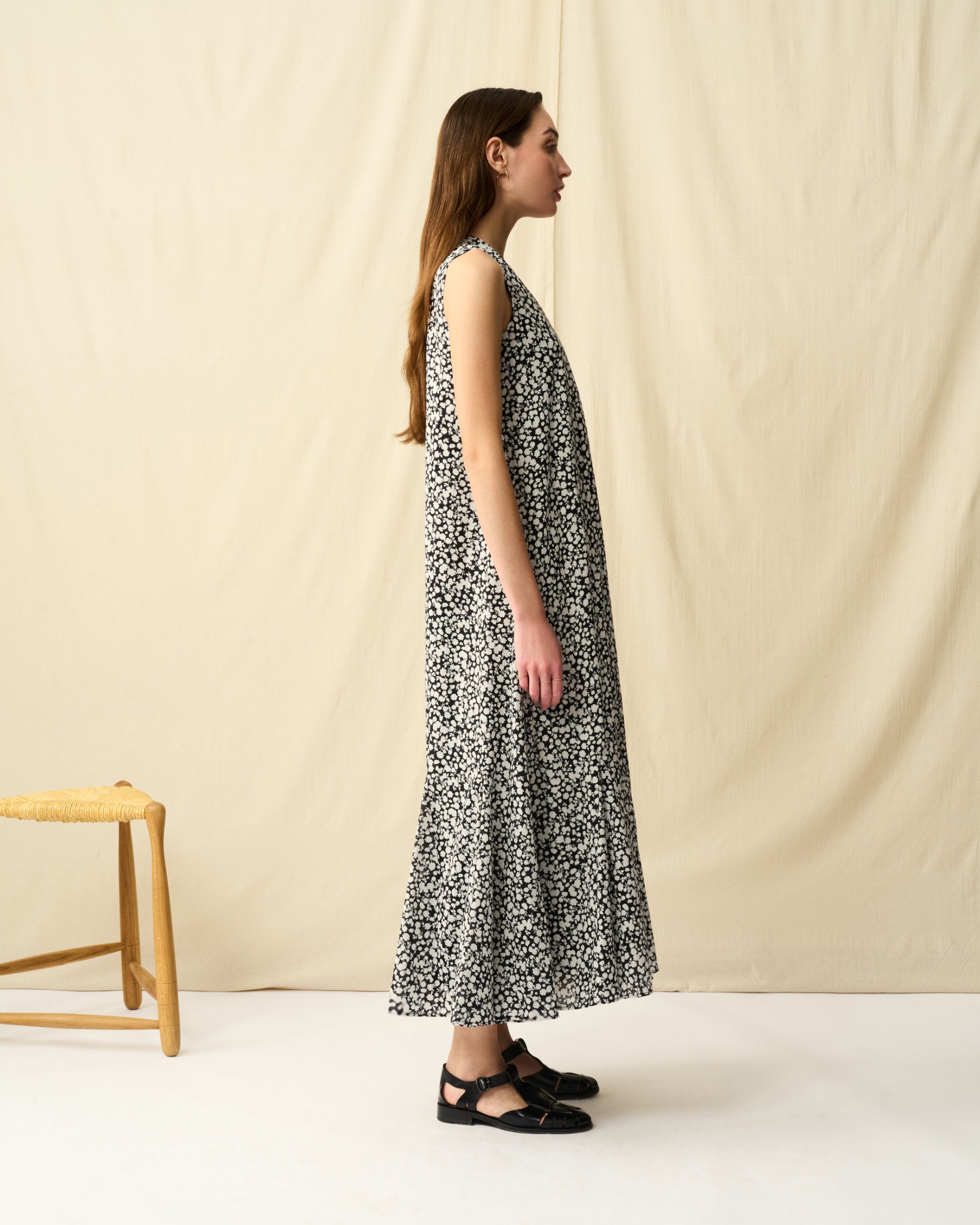 【予約】夏の月影のドレス Dancing Shadows/Black