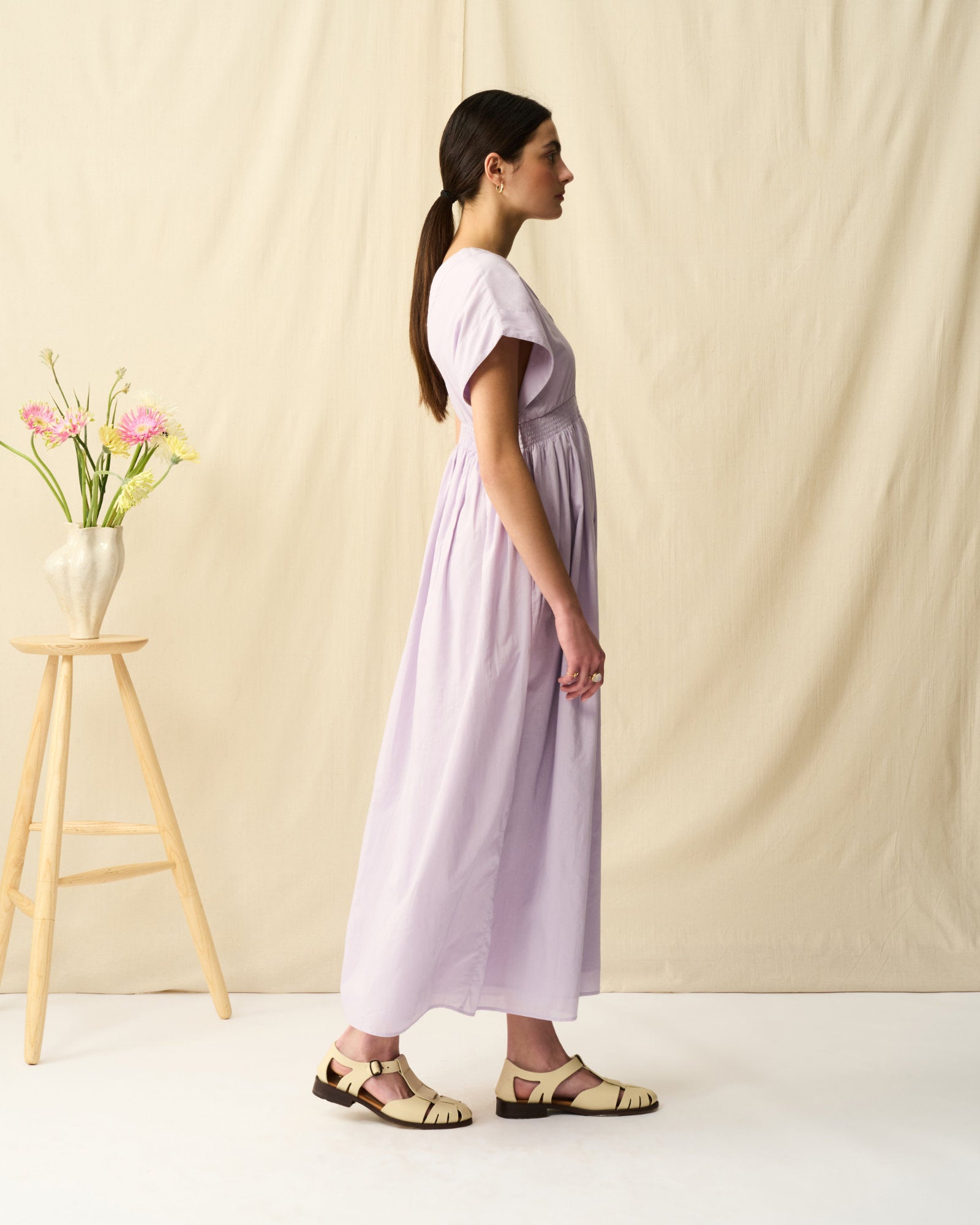 【予約】夏の光のドレス Spring Violet