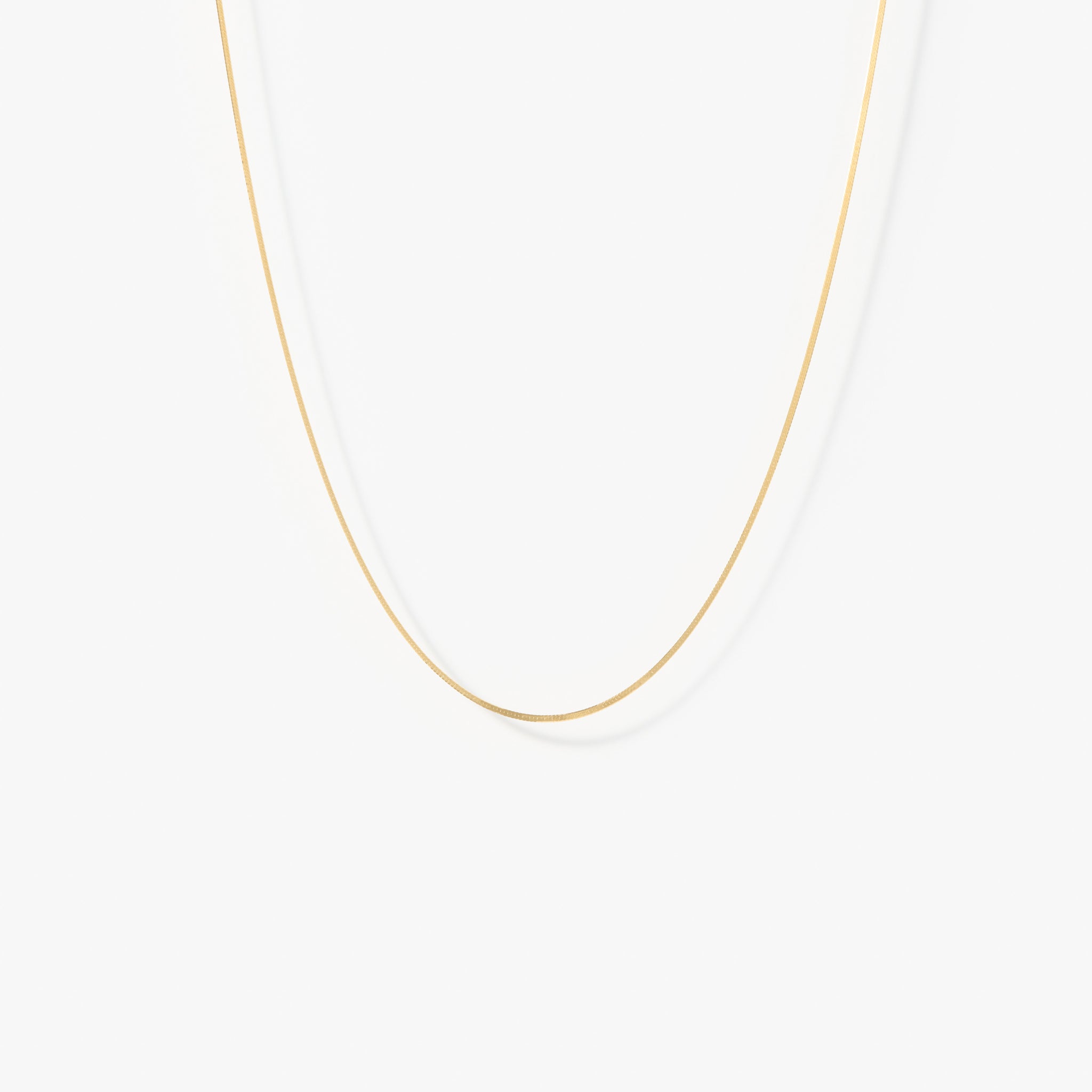 【オンライン限定】Serpentine ネックレス ヘリンボーン 37cm【K18YG】