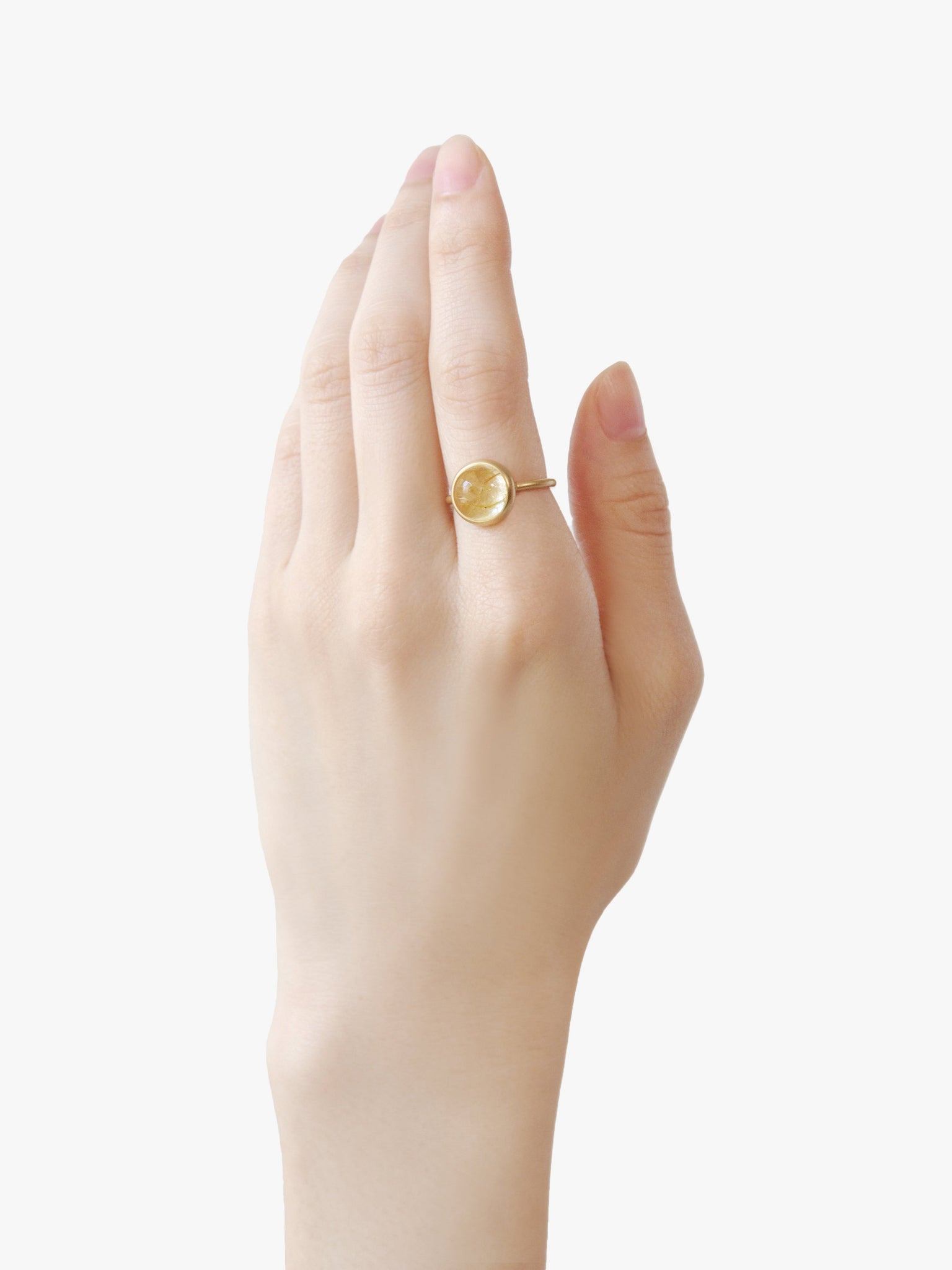 MARIHA(マリハ) Earth Drops リングゴールドルチルクォーツ (着用感約