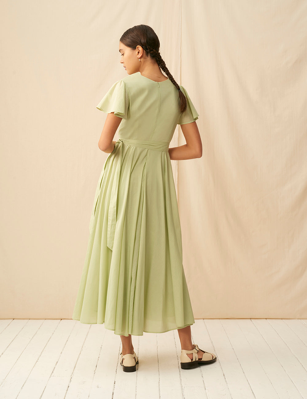 マドモアゼルのドレス(半袖) <br>Lime