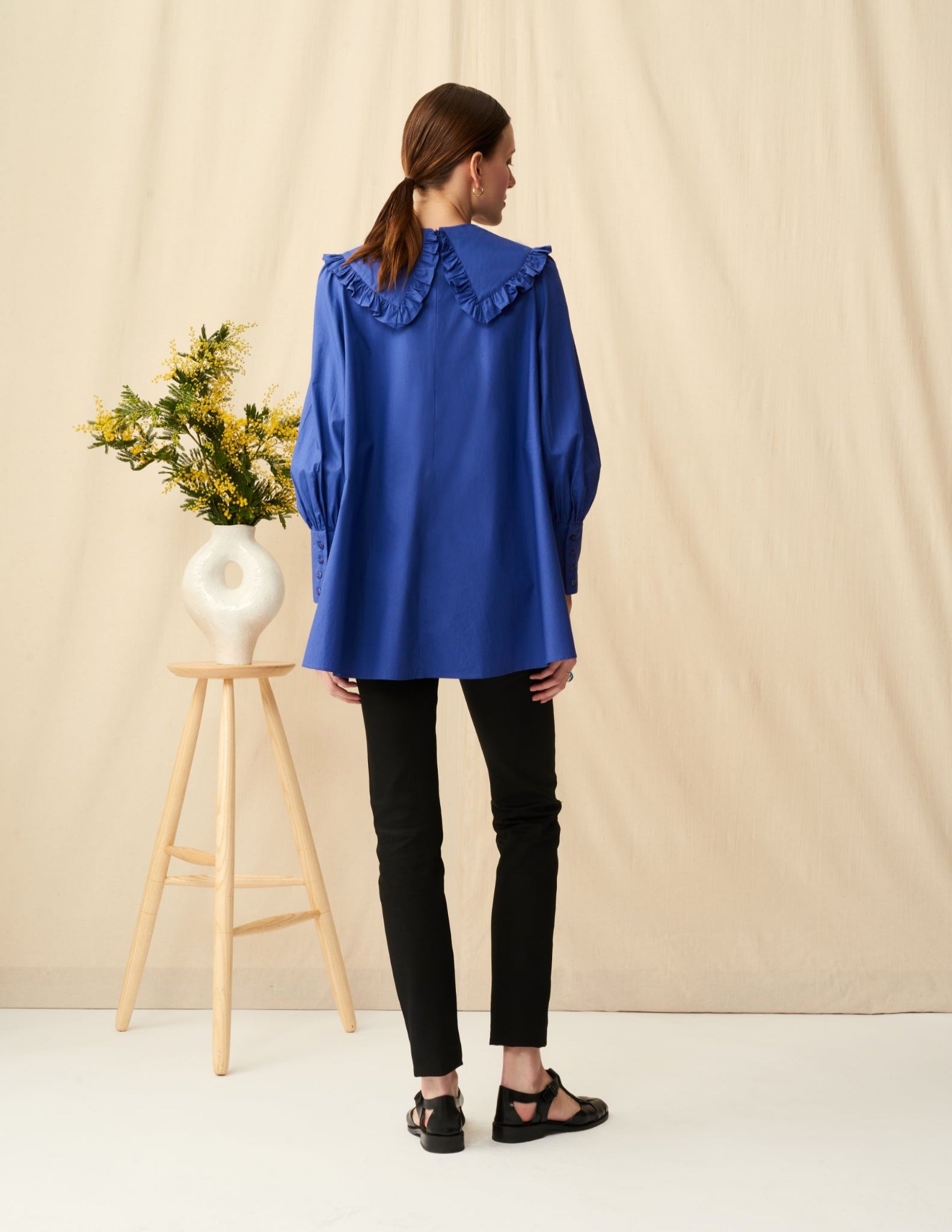 フェアリーランドのロングブラウス<br>Blueberry