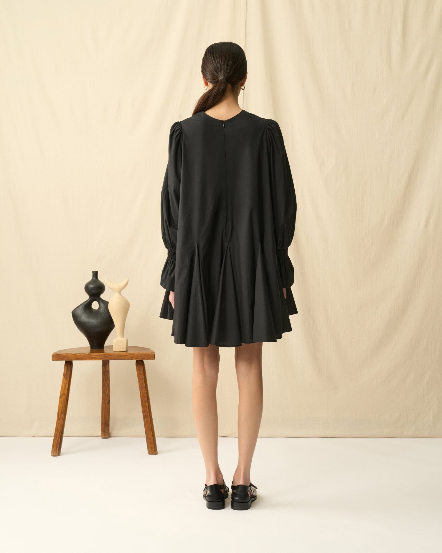 MARIHA(マリハ) 月影のミニドレス Onyx ワンピース 長袖