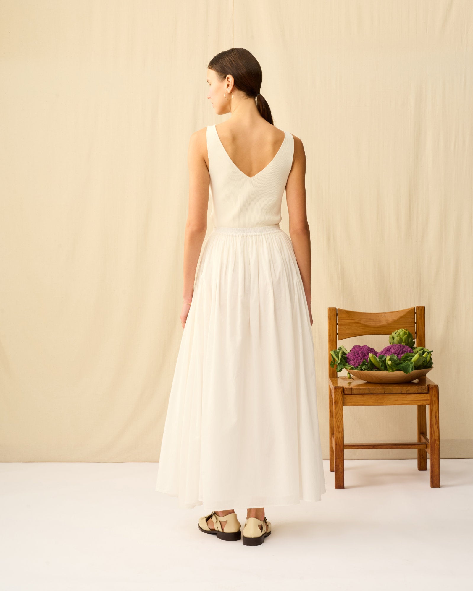 【予約】シンデレラのスカート White Chalcedony