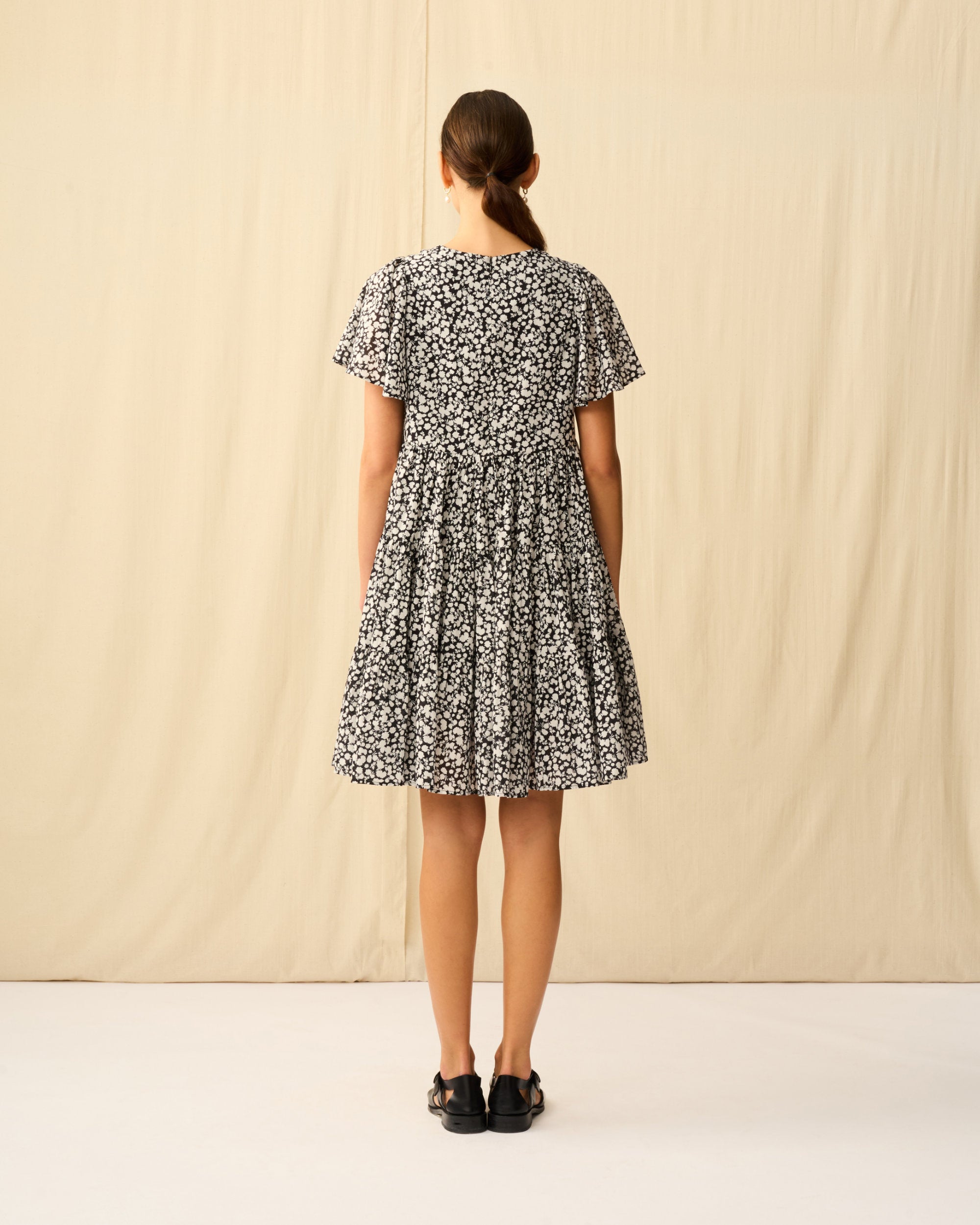 【予約】エンジェルのミニドレス Dancing Shadows/Black