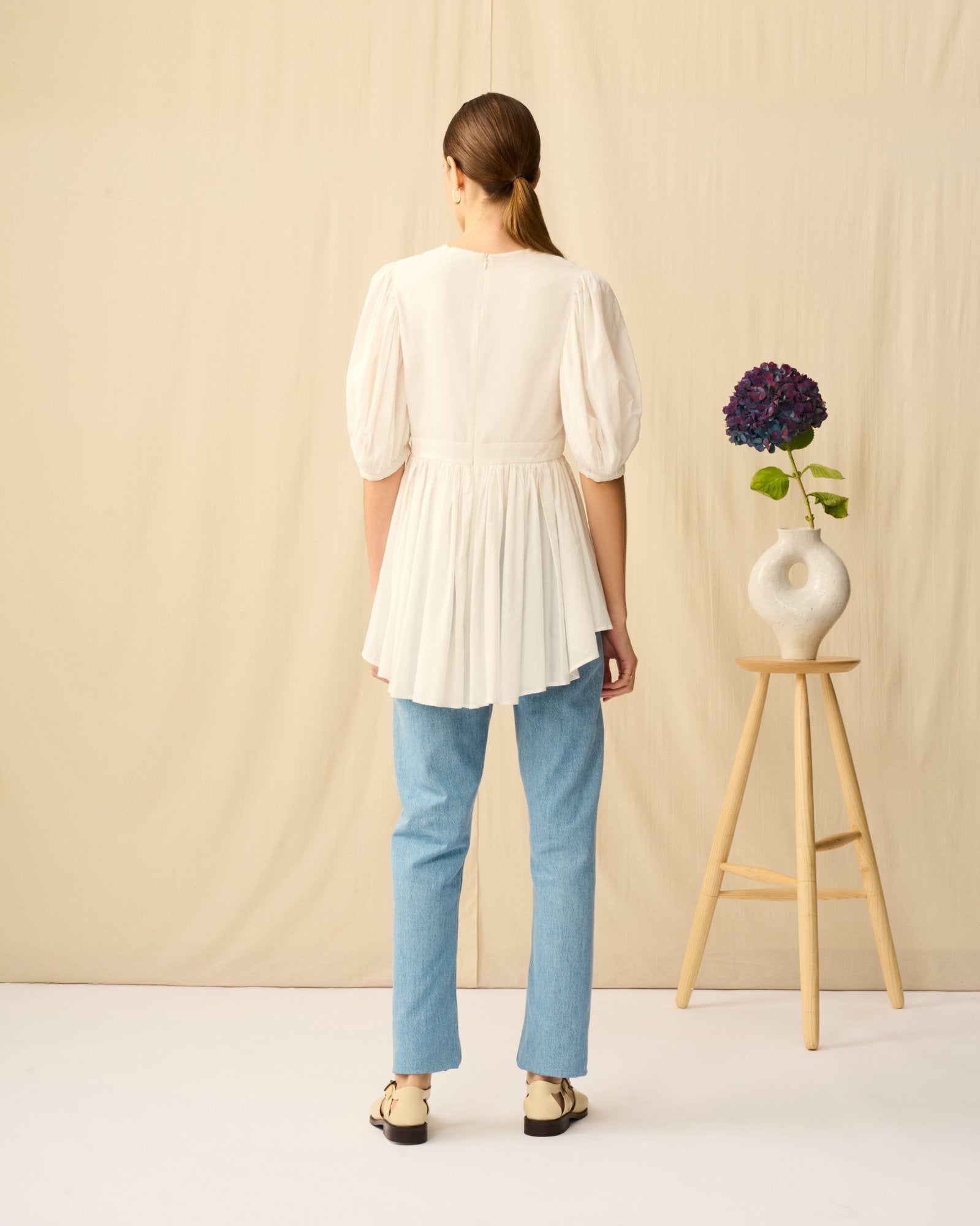 【予約】ラストダンスのブラウス White Chalcedony