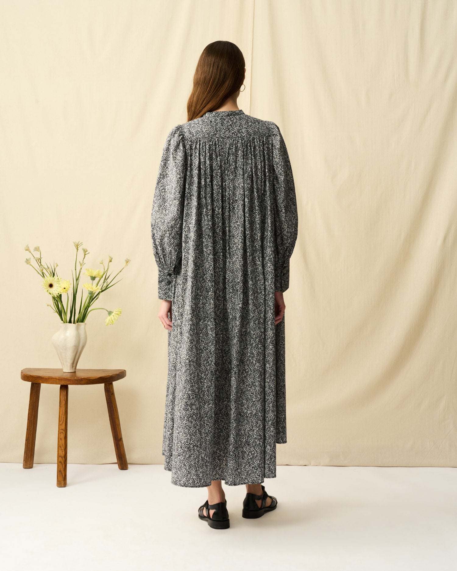 MARIHA(マリハ) 風の鳥のドレス Shadow Flora/Black ワンピース 長袖
