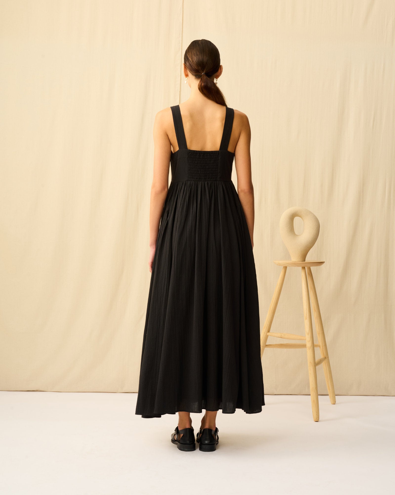 【予約】シンデレラのドレス Seersucker Onyx