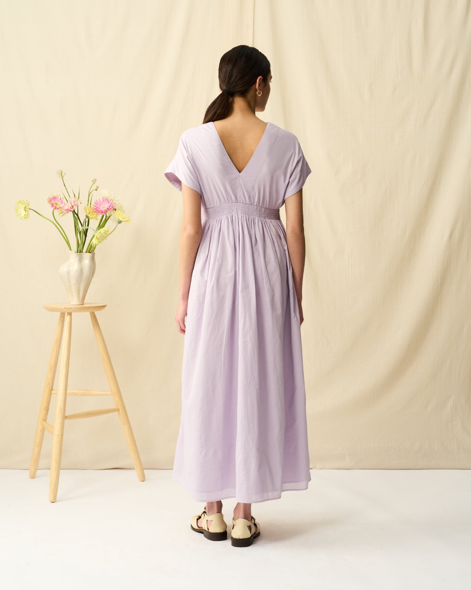 【予約】夏の光のドレス Spring Violet