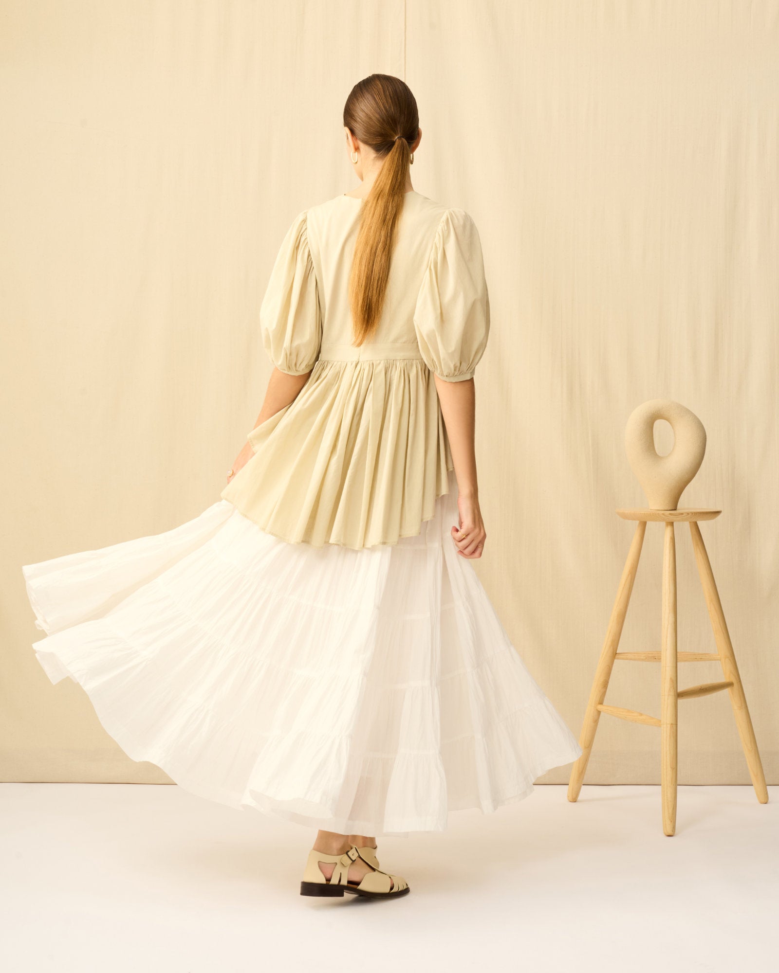 【予約】ラストダンスのブラウス Champagne