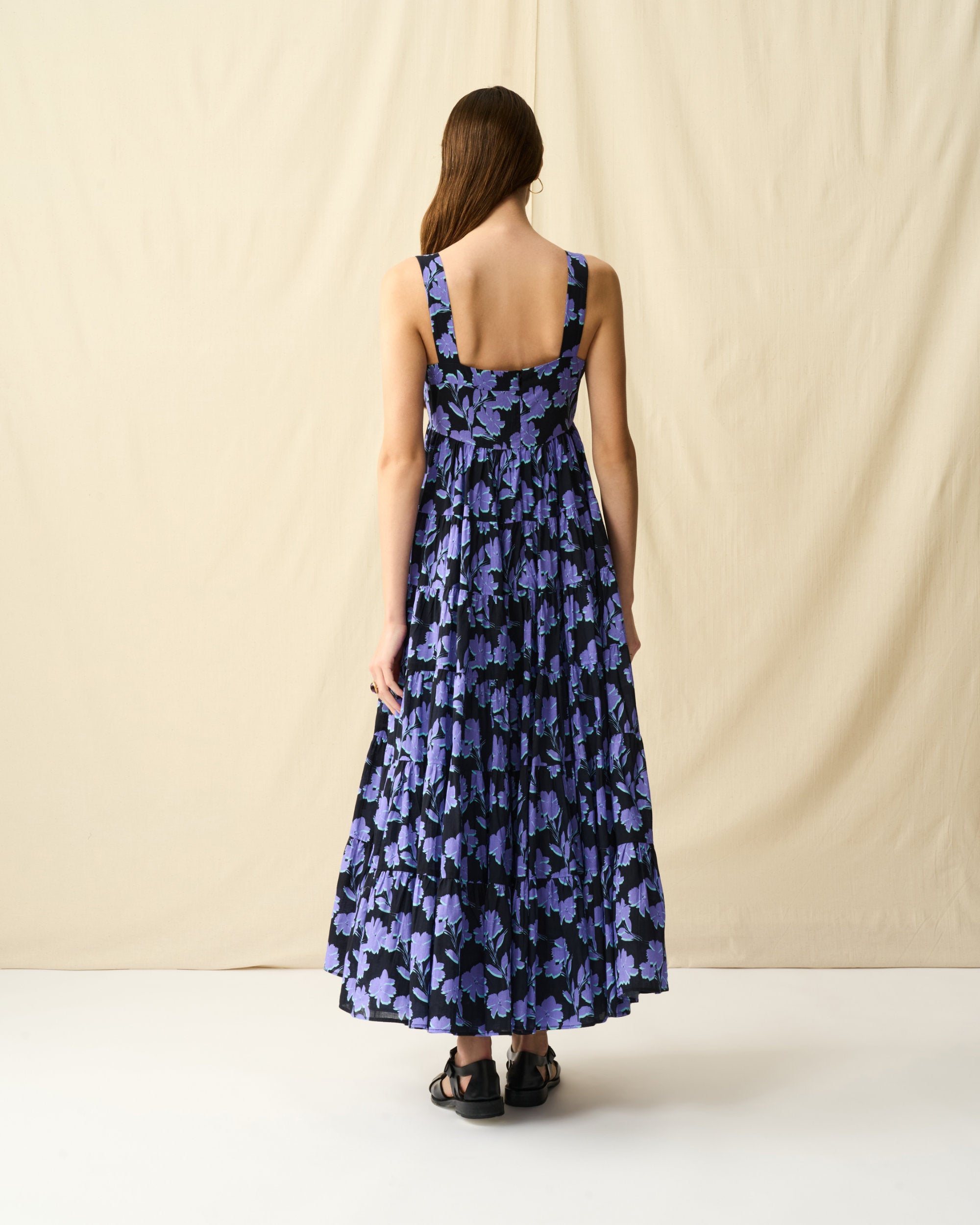 【予約】虹の女神のドレス Evening Bloom/Black