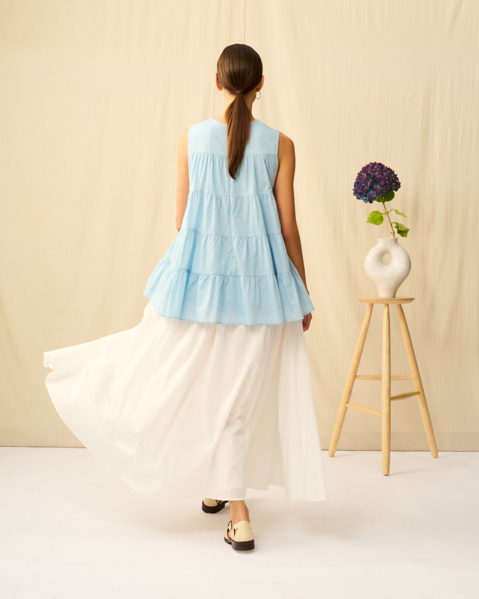 【予約】ミューズのブラウス Clear Sky