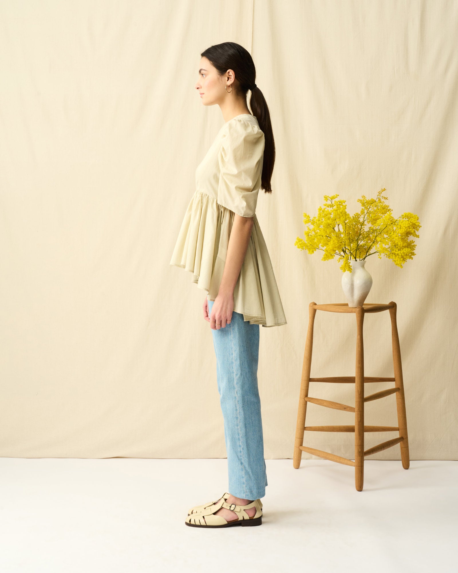 【予約】セレナーデのブラウス Champagne