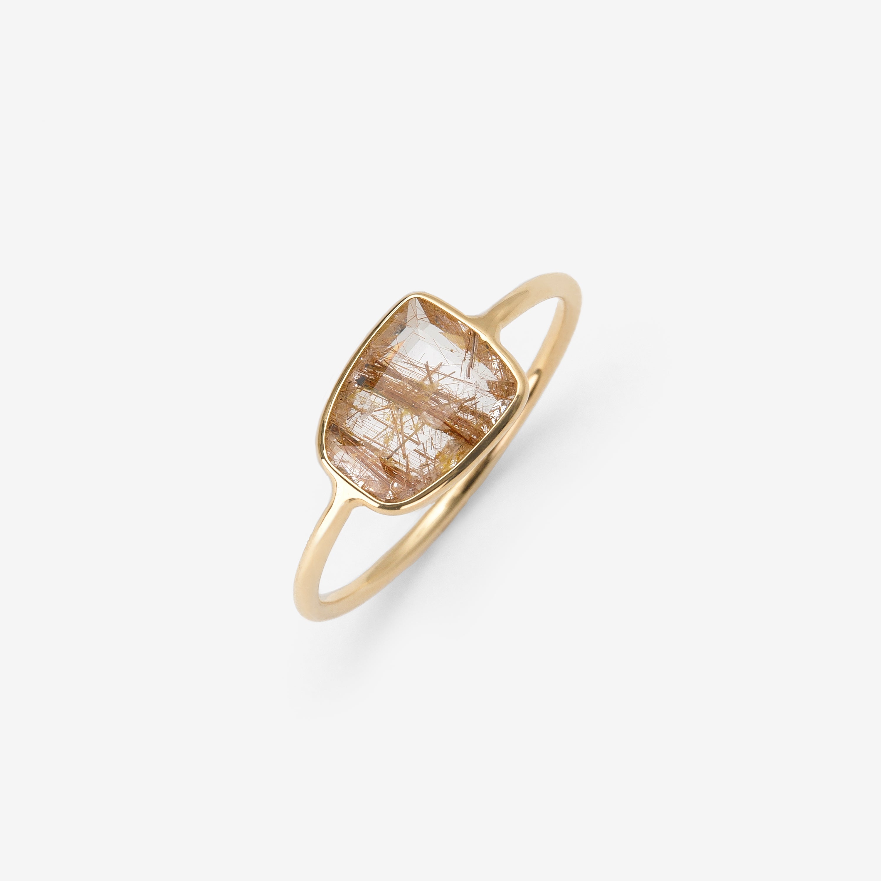 MARIHA(マリハ) Organic Gems リング ゴールドルチルクォーツ S K18