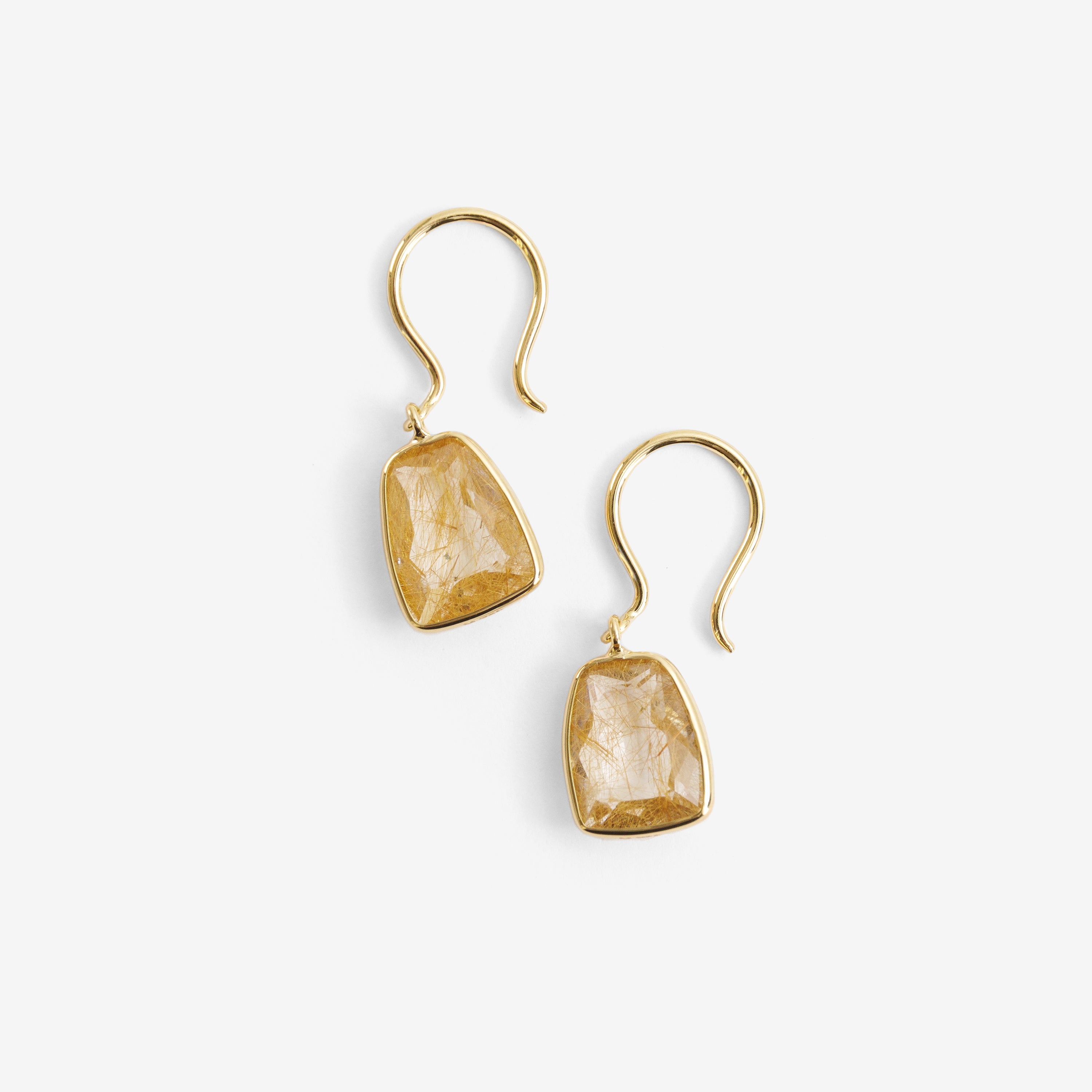 MARIHA★ゴールドルチル　ピアス MARIHA(マリハ) Organic Gems ピアス ゴールドルチルクォーツ S K18