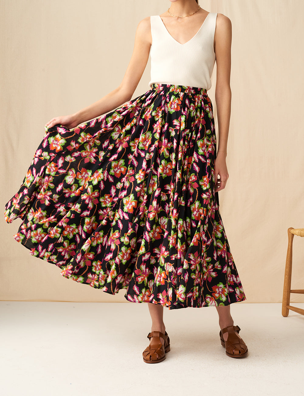 美品】マリハ月影のスカート